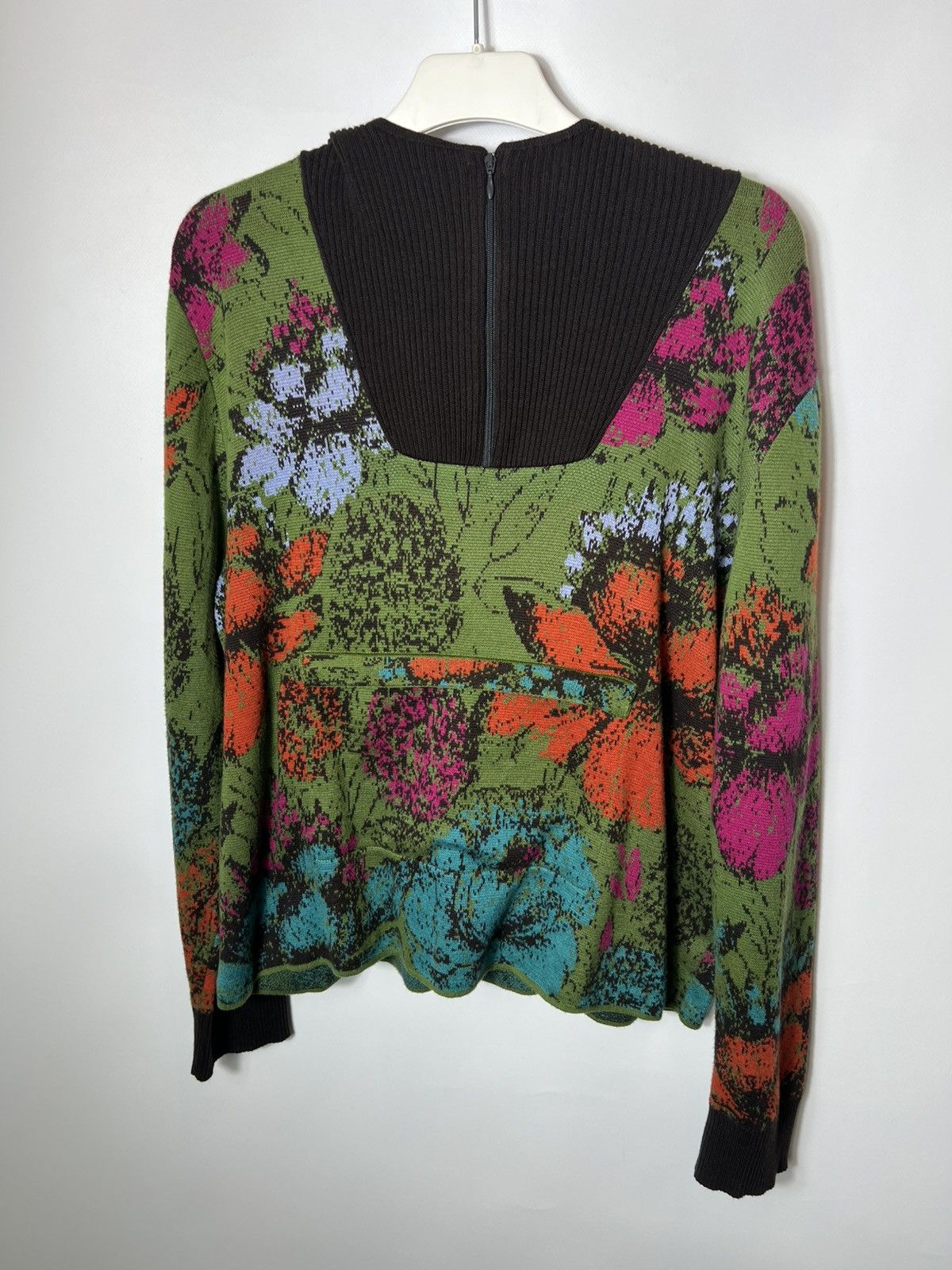 Vintage Vintage streetwear Ivko 1/4 zip hooded multicolour sweater Size M / US 6-8 / IT 42-44 - 1 Thumbnail