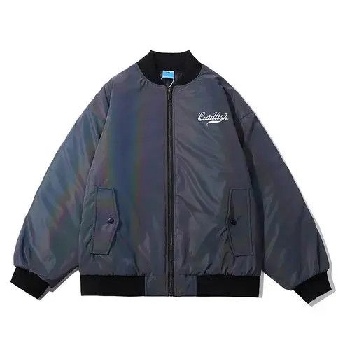Vintage Reflective Bomber Jacket Size US M / EU 48-50 / 2 - 3 Thumbnail