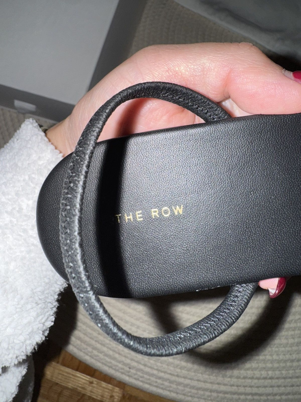 The Row THE ROW Bow leather slingback sandals size 39 Size US 8.5 / IT 38.5 - 9 Thumbnail