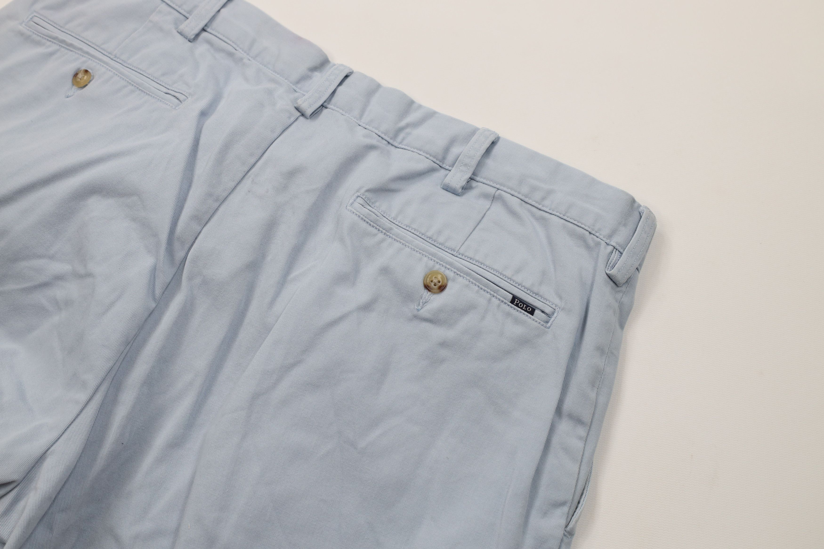 Polo Ralph Lauren Vintage 90s Ralph Lauren Straight Leg Chino Pants Blue Size US 38 / EU 54 - 13 Thumbnail