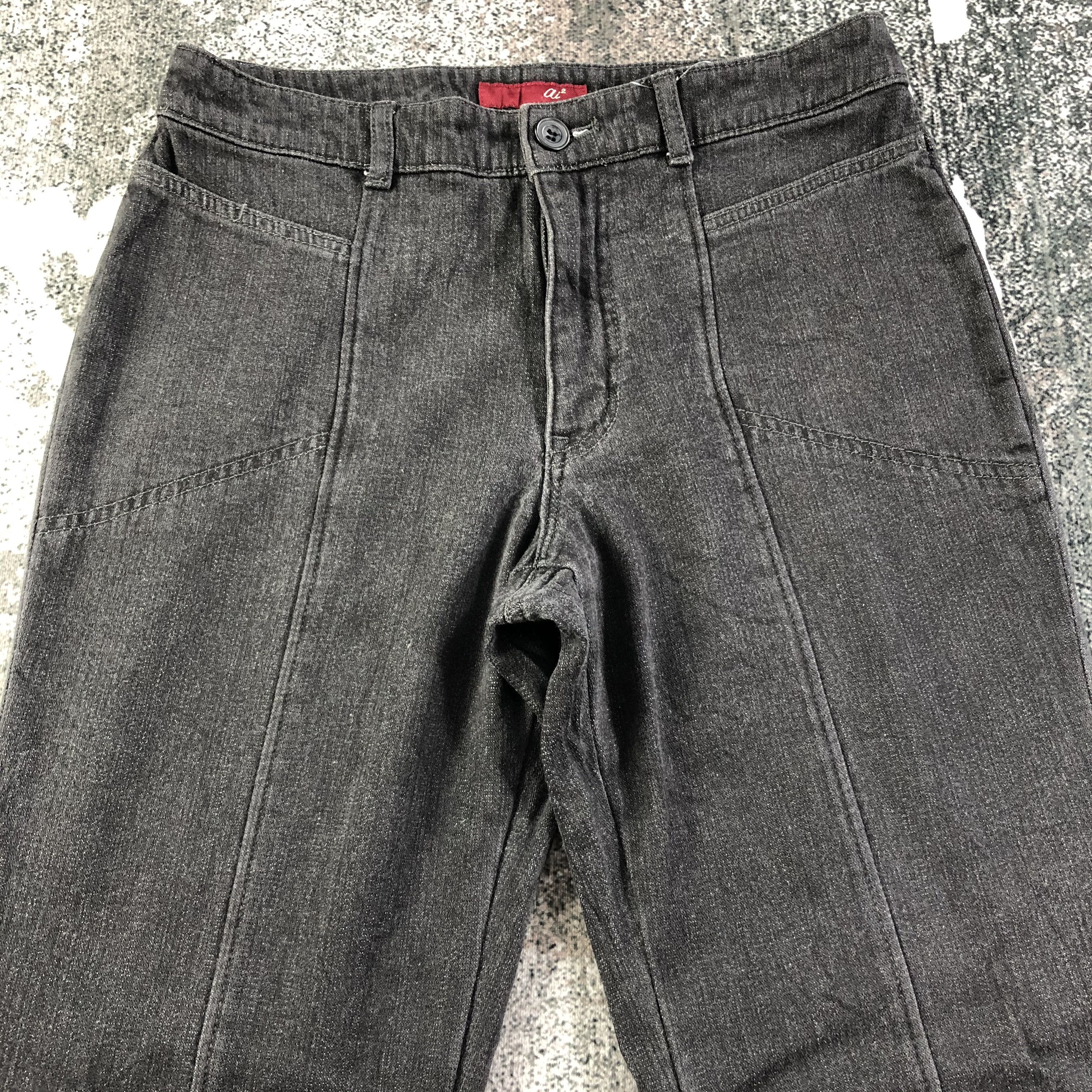 Japanese Brand Japanese Brand ai2 Jeans Faded Black Flare Pants Size 28" / US 6 / IT 42 - 3 Thumbnail