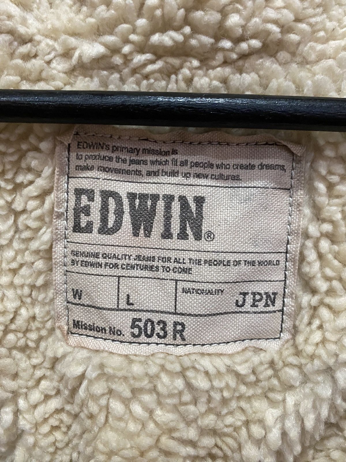 Edwin VINTAGE EDWIN SHERPA LINING CORDUROY TRUCKER JACKET Size L / US 10 / IT 46 - 9 Thumbnail