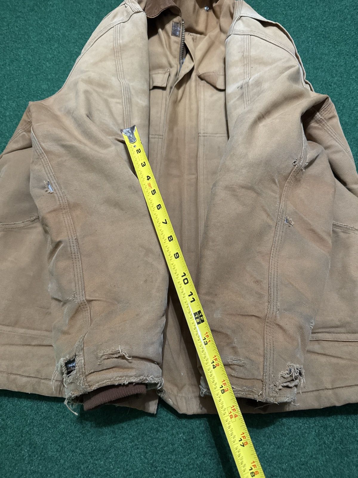 Carhartt Vtg 90s Cahartt Faded Arctic Insulated XL Work Wear Jacket Size US XL / EU 56 / 4 - 6 Thumbnail
