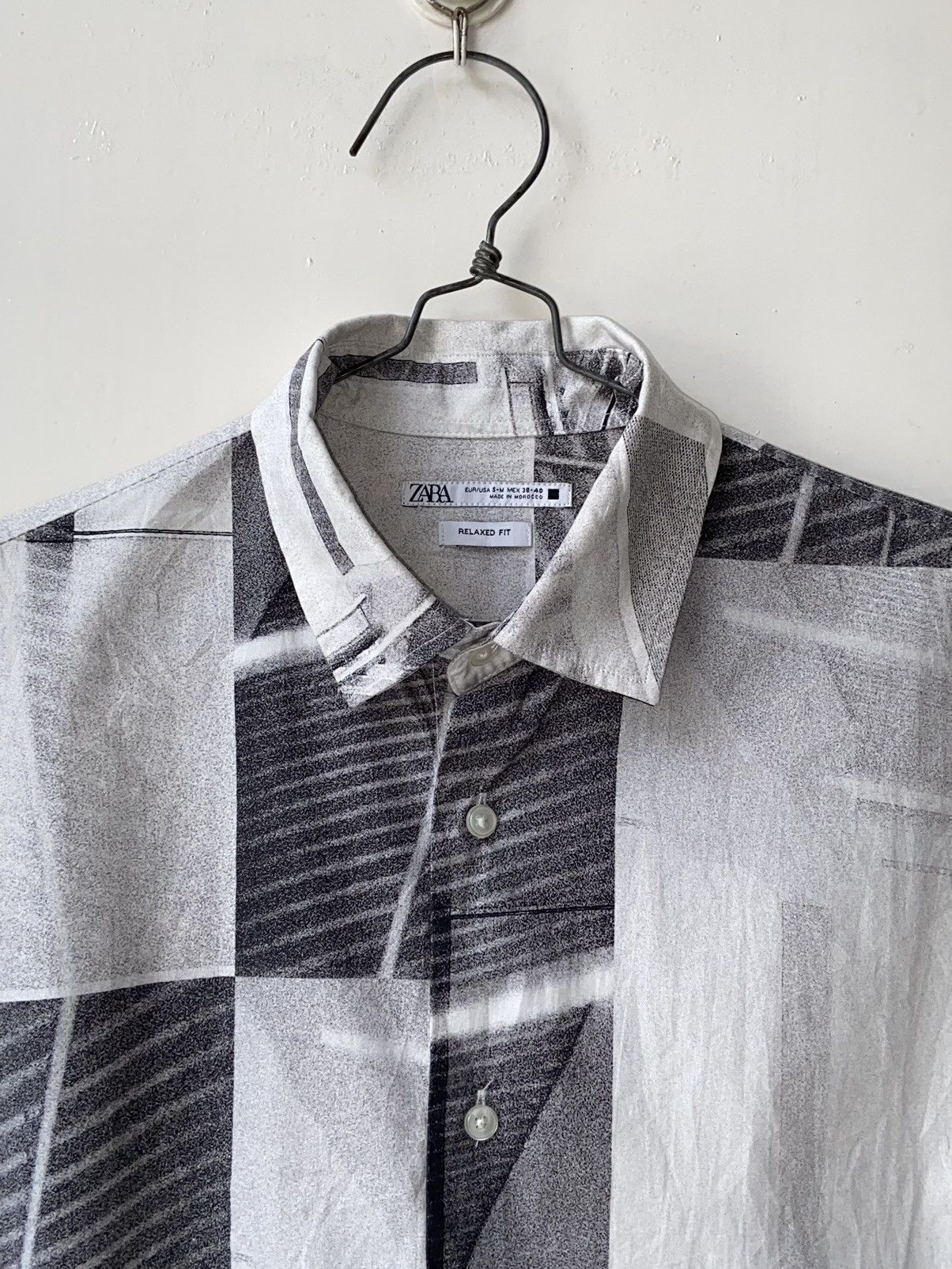 Zara ZARA Motive Shirt Size US XXL / EU 58 / 5 - 4 Thumbnail