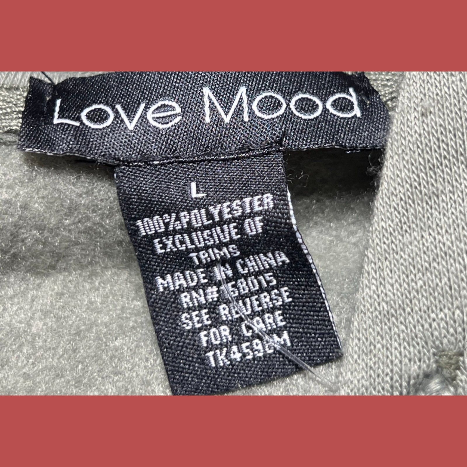 Other Love Mood - Women's Long Sleeve Hooded Sweatshirt - Olive Gr Size L / US 10 / IT 46 - 9 Thumbnail
