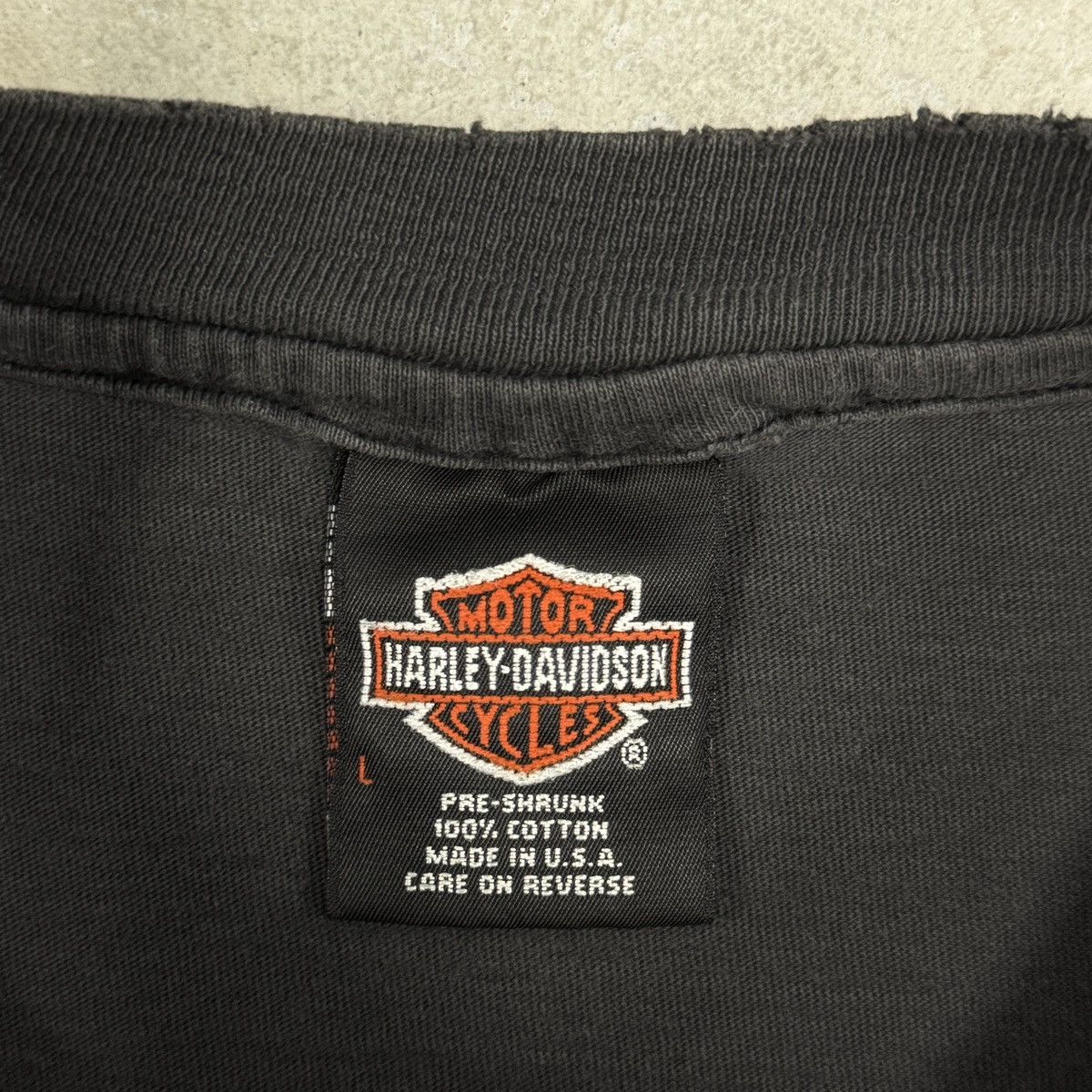Harley Davidson Vintage Harley Davidson Shirt AOP Faded Distressed Size US L / EU 52-54 / 3 - 13 Thumbnail