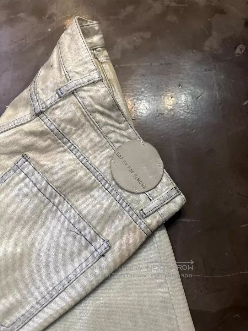 Raf Simons Raf Simons Beige pioneer brushed wax jeans Size US 32 / EU 48 - 6 Thumbnail