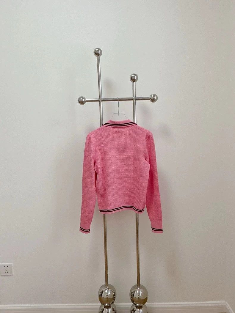Chanel Chanel 23A Pink Knit coat Size XS / US 0-2 / IT 36-38 - 2 Thumbnail