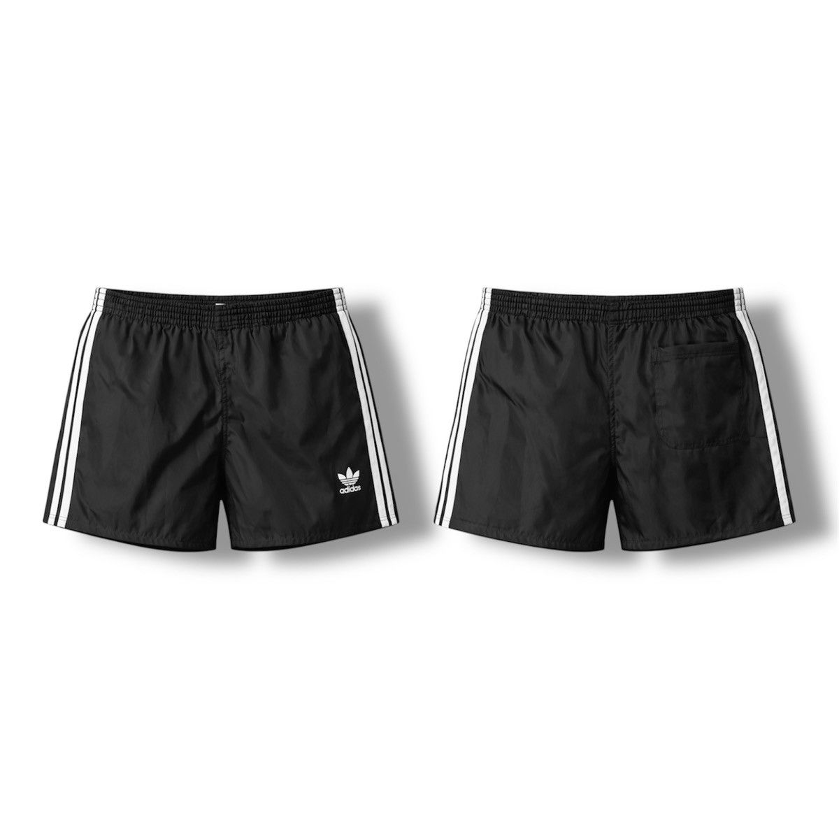 Adidas ADIDAS VINTAGE GLANZ SPRINTER MENS RETRO SHORTS SIZE L Black Size US 40 / EU 56 - 1 Thumbnail