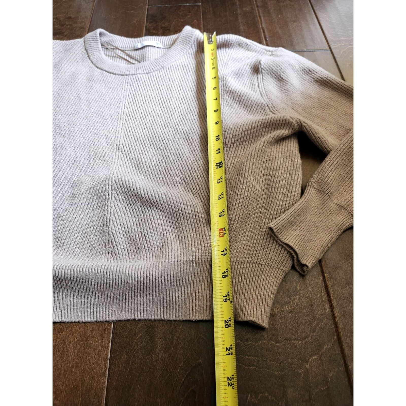 Vintage Elodie Sweater Women Beige Crew Neck Long Sleeve Regular Fit Size L Size L / US 10 / IT 46 - 6 Thumbnail