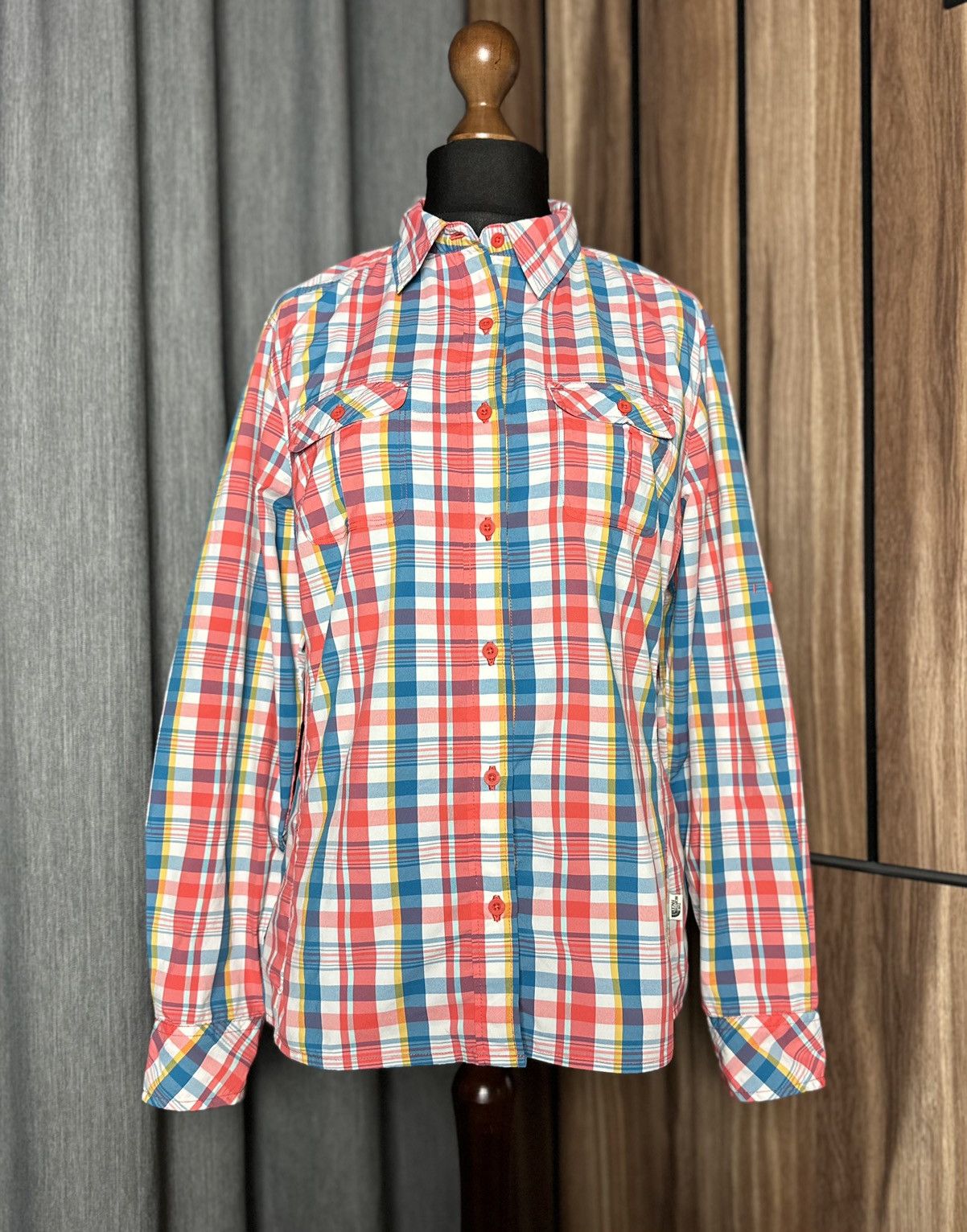 The North Face The North Face Long Sleeve Checkered Shirt Women's Size L Size L / US 10 / IT 46 - 1 Thumbnail