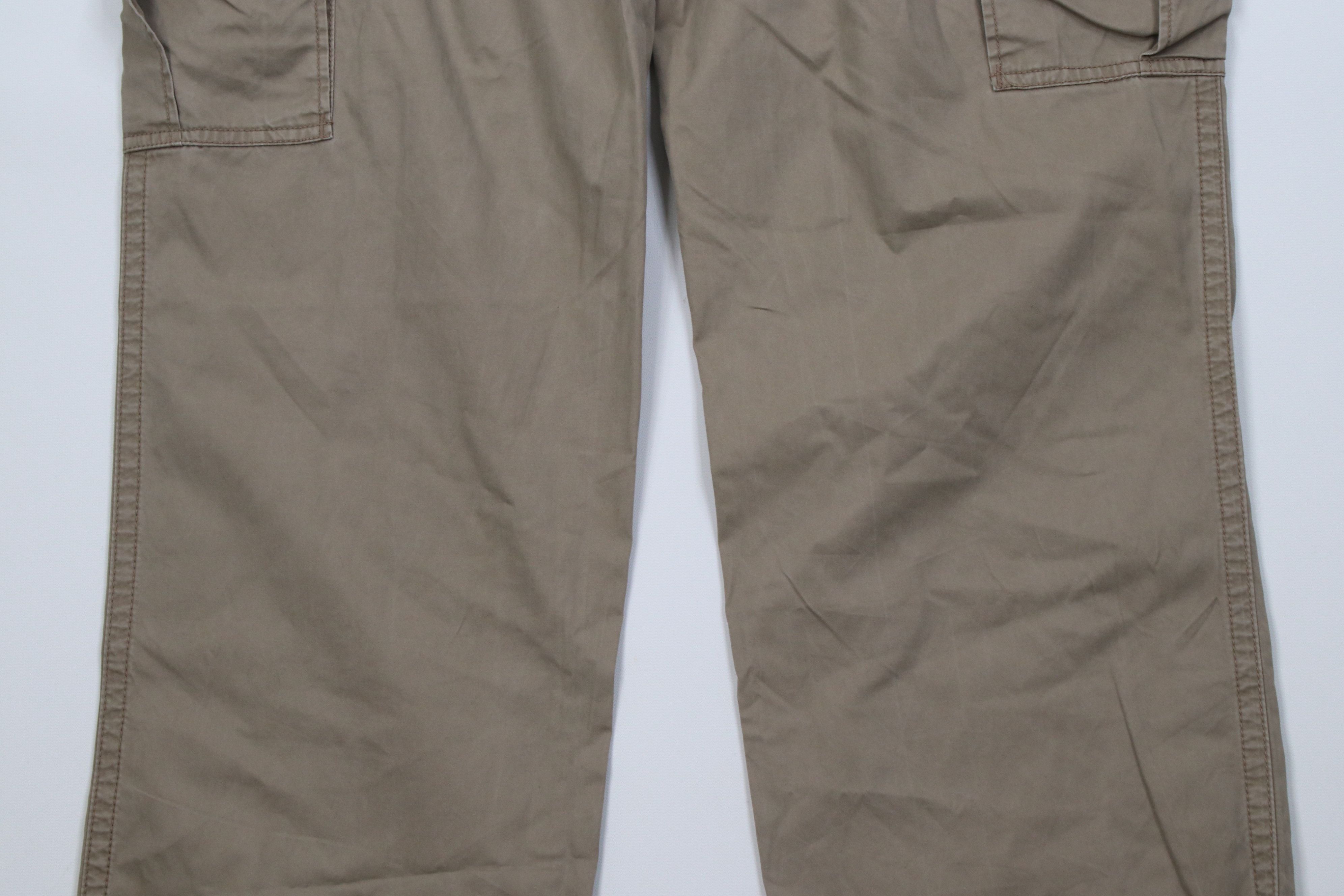 J.Crew Vintage J Crew Fit Premium Wide Leg Cargo Pants Beige Size US 34 / EU 50 - 12 Thumbnail