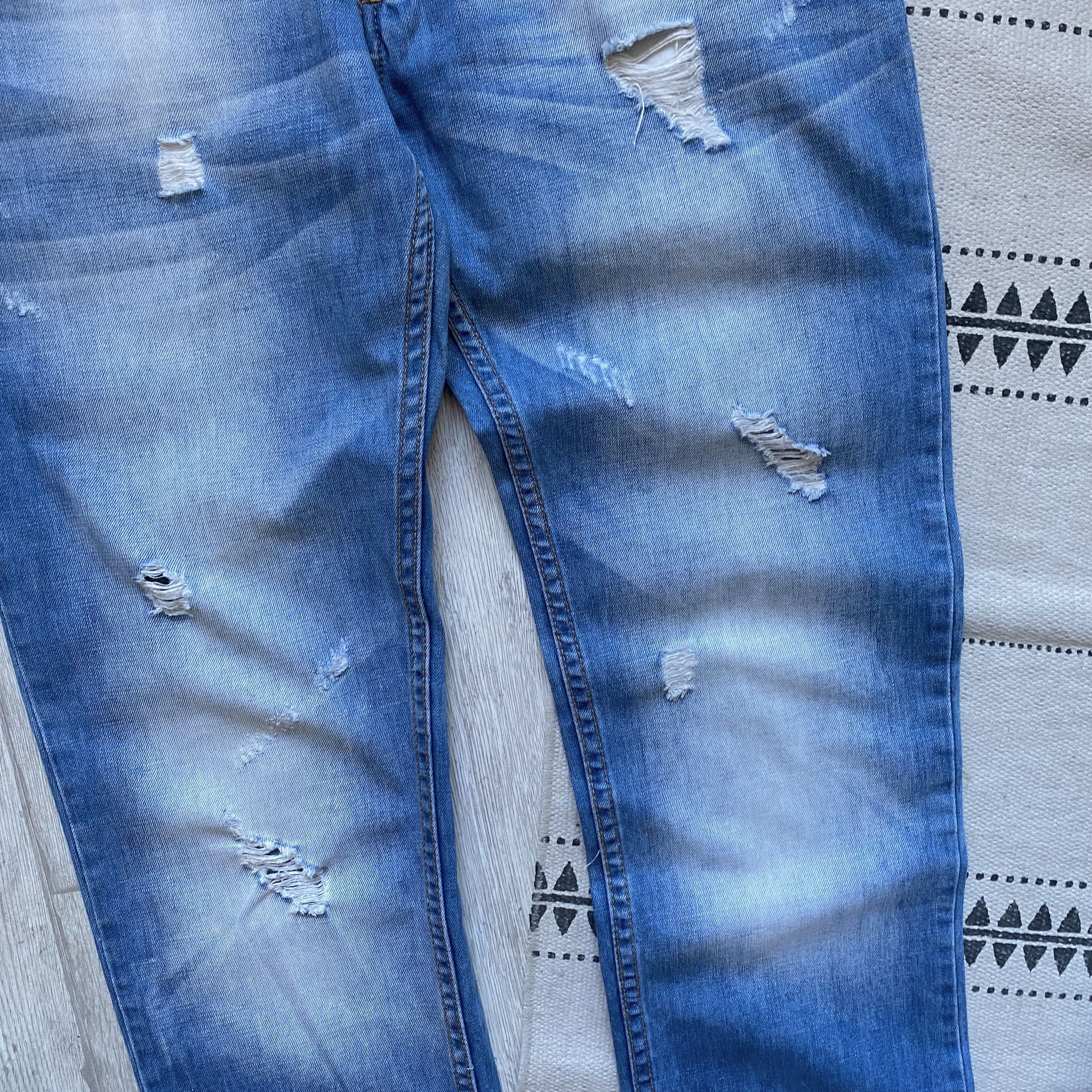 Dolce & Gabbana 👖Vintage 2000s Dolce Gabbana jeans slim Distressed Y2K Size US 32 / EU 48 - 4 Thumbnail