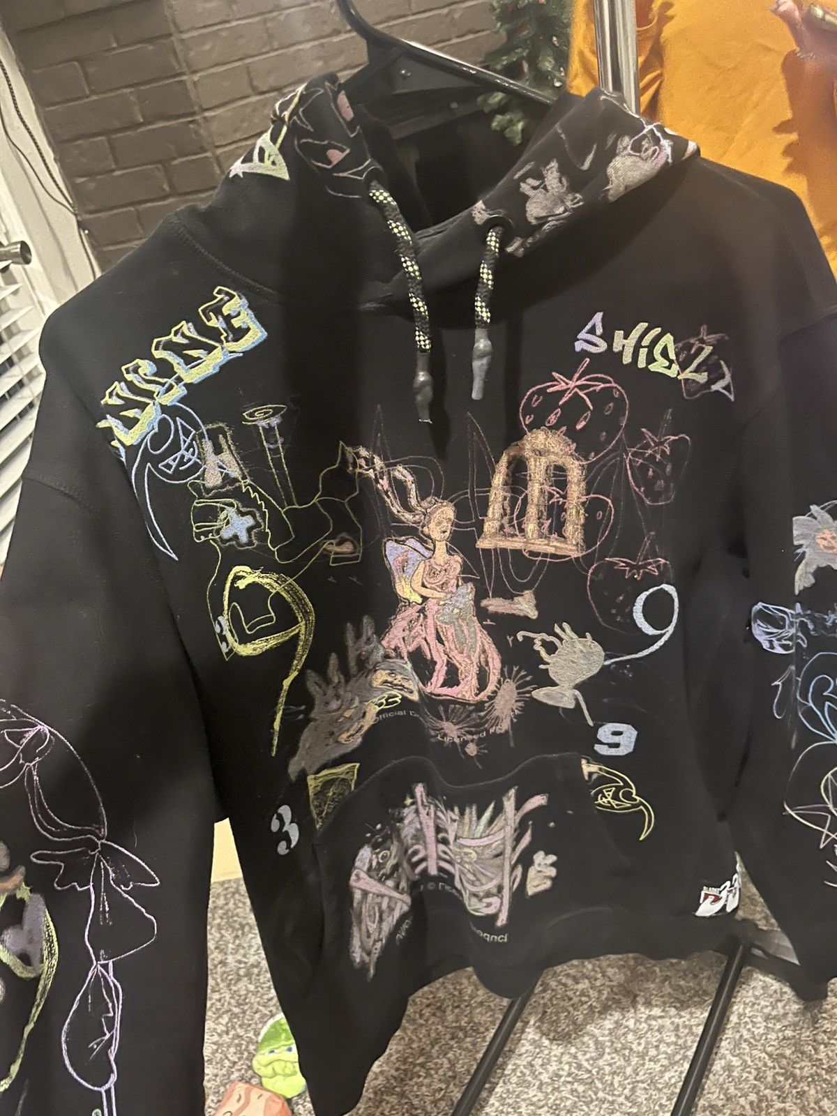 Drain Gang Bladee x Claire Barrow 333 Hoodie Black Size US XL / EU 56 / 4 - 2 Thumbnail