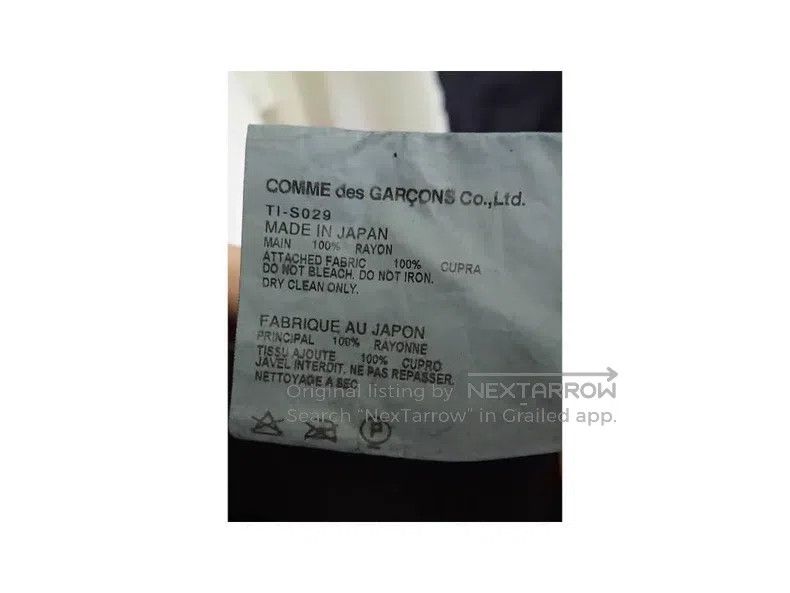 Comme des Garcons Comme Des Garcons size M Black vintage design sense half s Size 23" - 7 Thumbnail