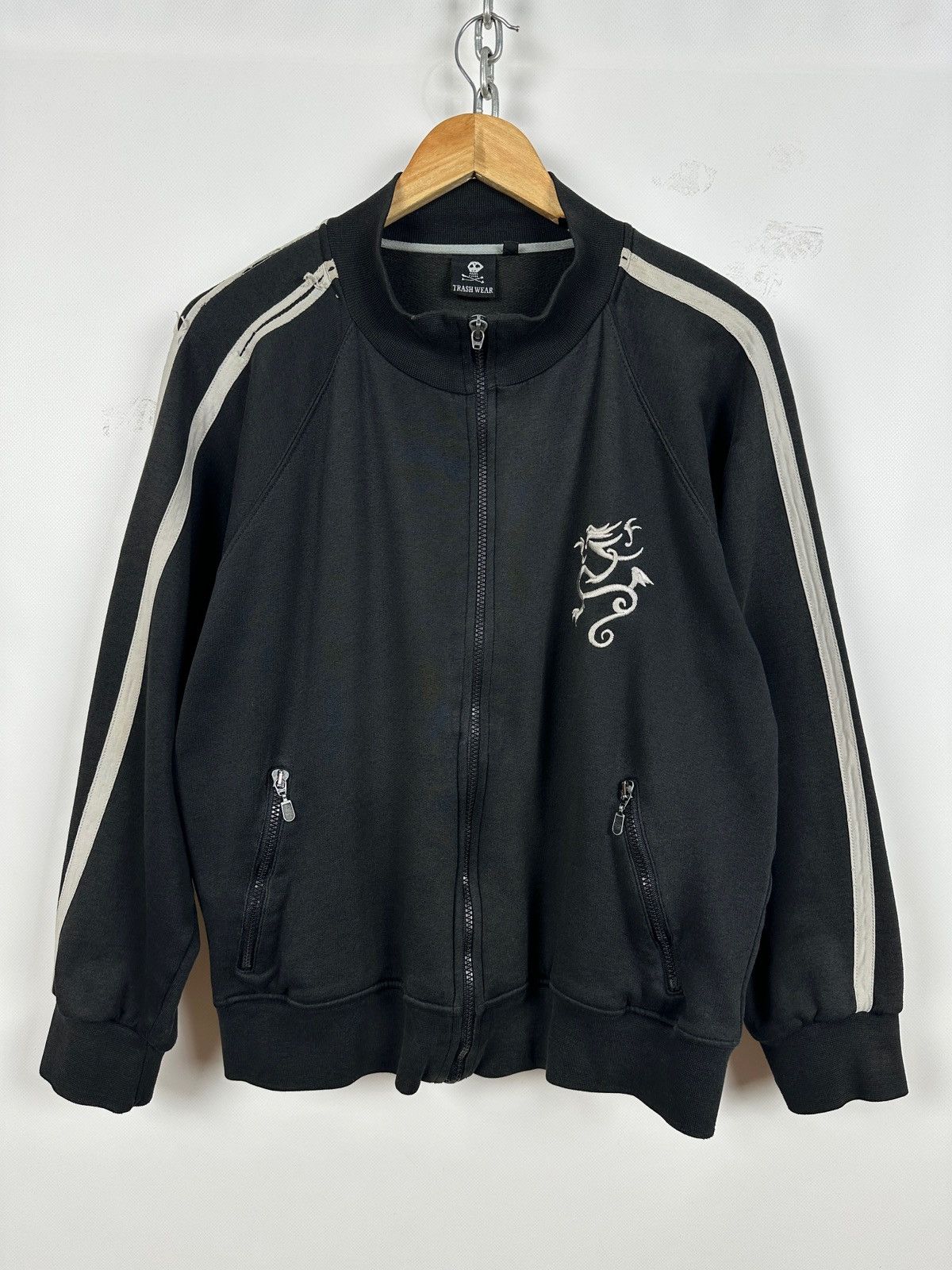Band Tees Vintage Sick of It All Hardcore Faded Black Zip Track Jacket Size US L / EU 52-54 / 3 - 2 Thumbnail