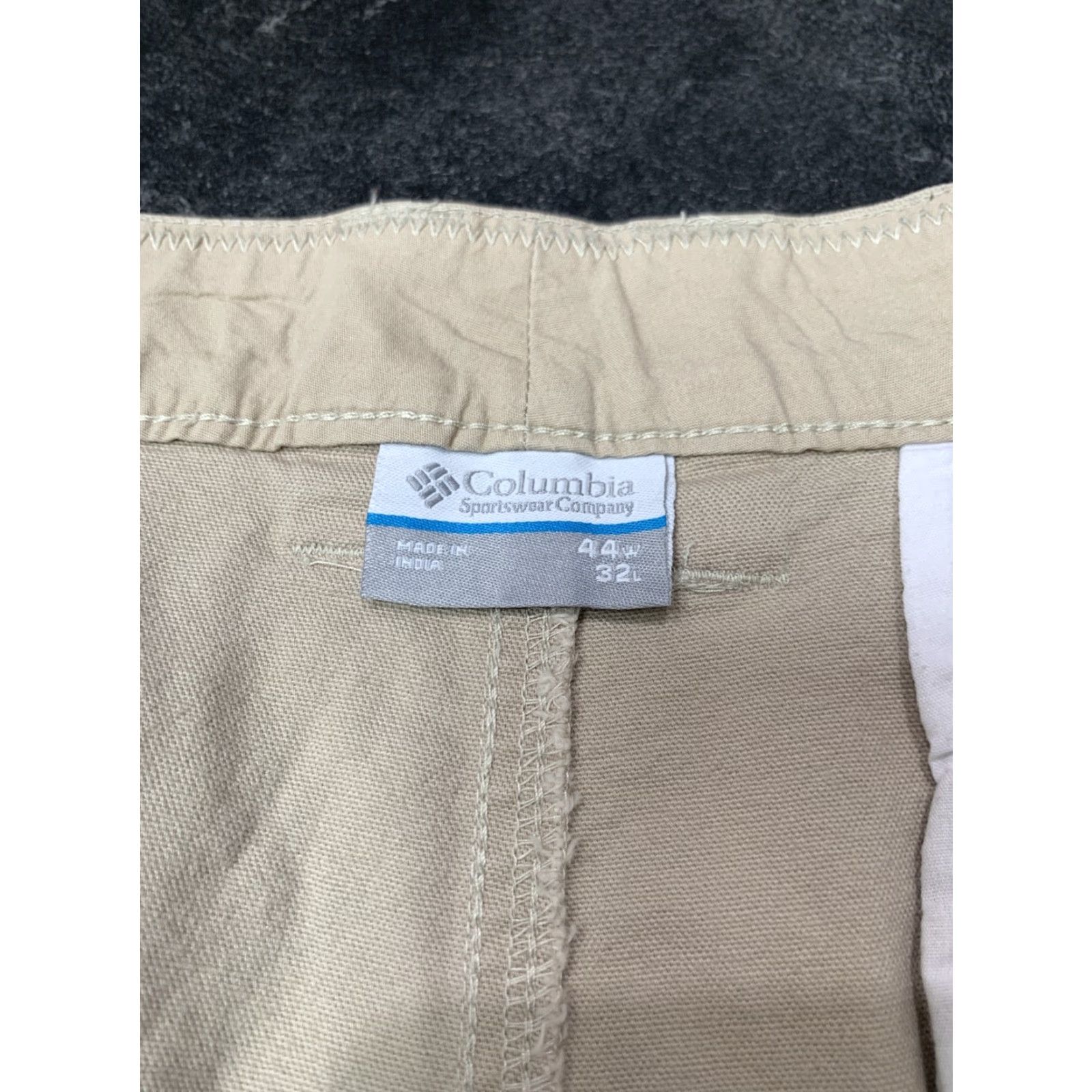 Vintage Columbia Pants Mens Regular 44x32 Beige Lightweight Hiking Cargo Outdoor Size US 44 / EU 60 - 6 Thumbnail