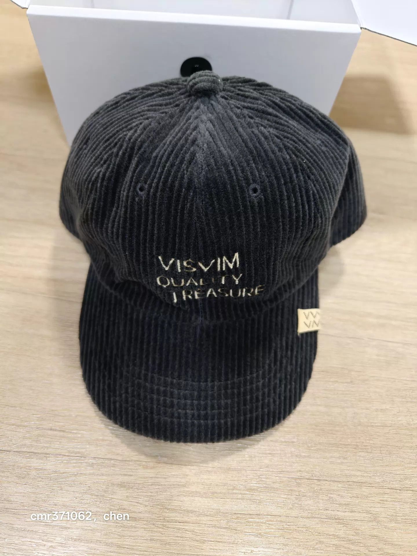 Visvim VISVIM 25AW EXCELSIOR II Wool Cords Cap Black Size ONE SIZE - 7 Thumbnail