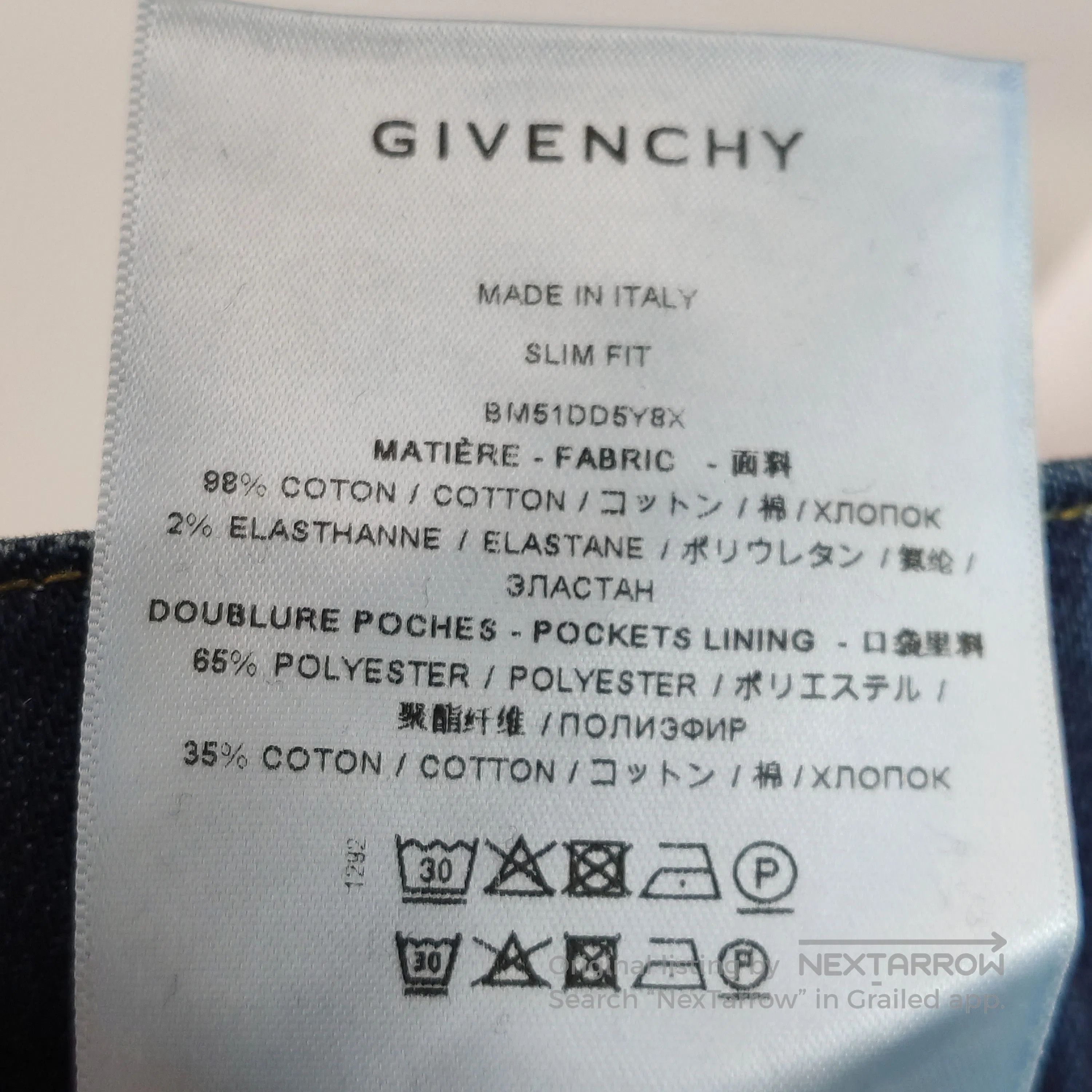 Givenchy Givenchy Cotton Denim Pants M/34. Size US 34 / EU 50 - 9 Thumbnail