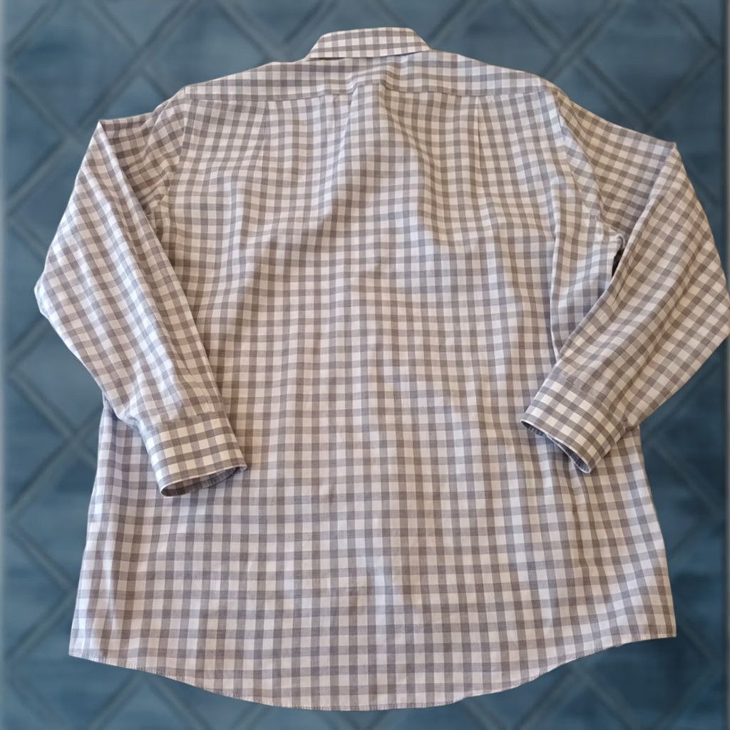 Van Heusen Van Heusen Shirt Mens 16.5 Purple Plaid Long Sleeve Button Up Classic Fit - Vintage Size US XL / EU 56 / 4 - 1 Thumbnail