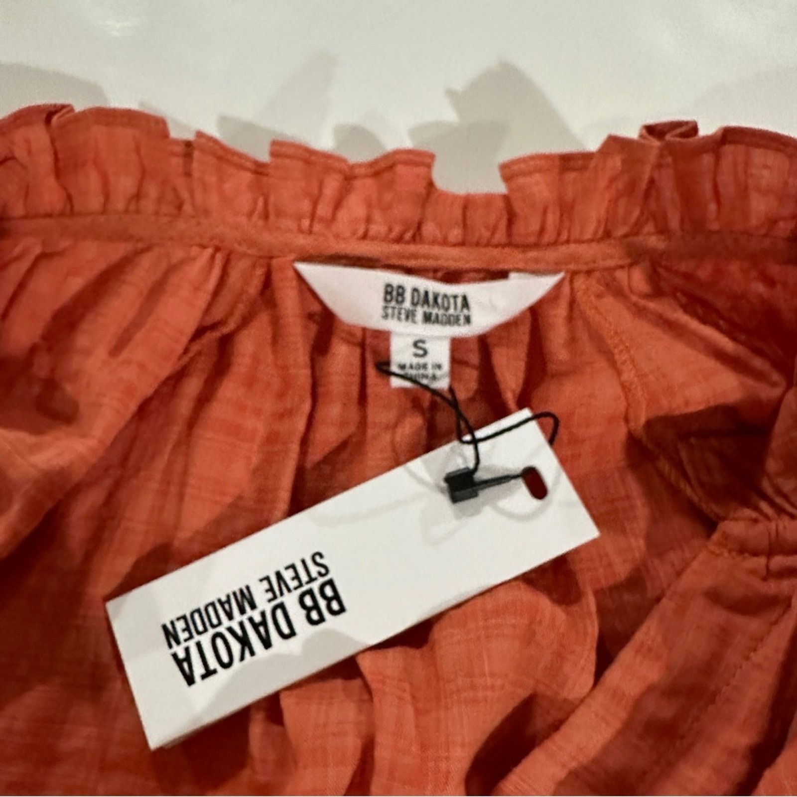 BB Dakota BB Dakota by Steve Madden Hustle and Glow Coral Mini Dress Size S / US 4 / IT 40 - 8 Thumbnail