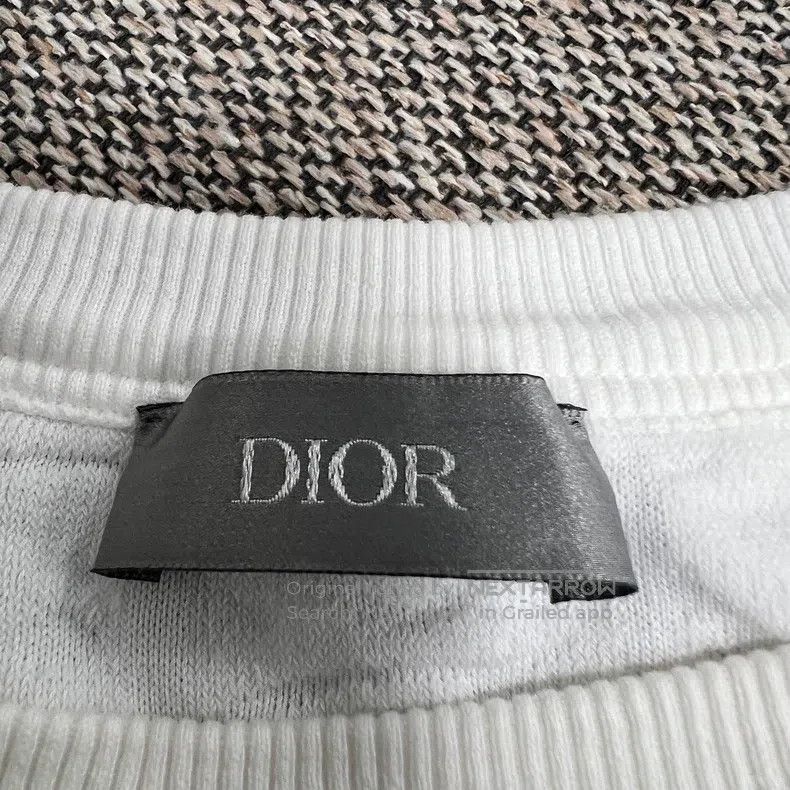 Dior Dior White old flower terry round collar short sleeves Size US XS / EU 42 / 0 - 3 Thumbnail