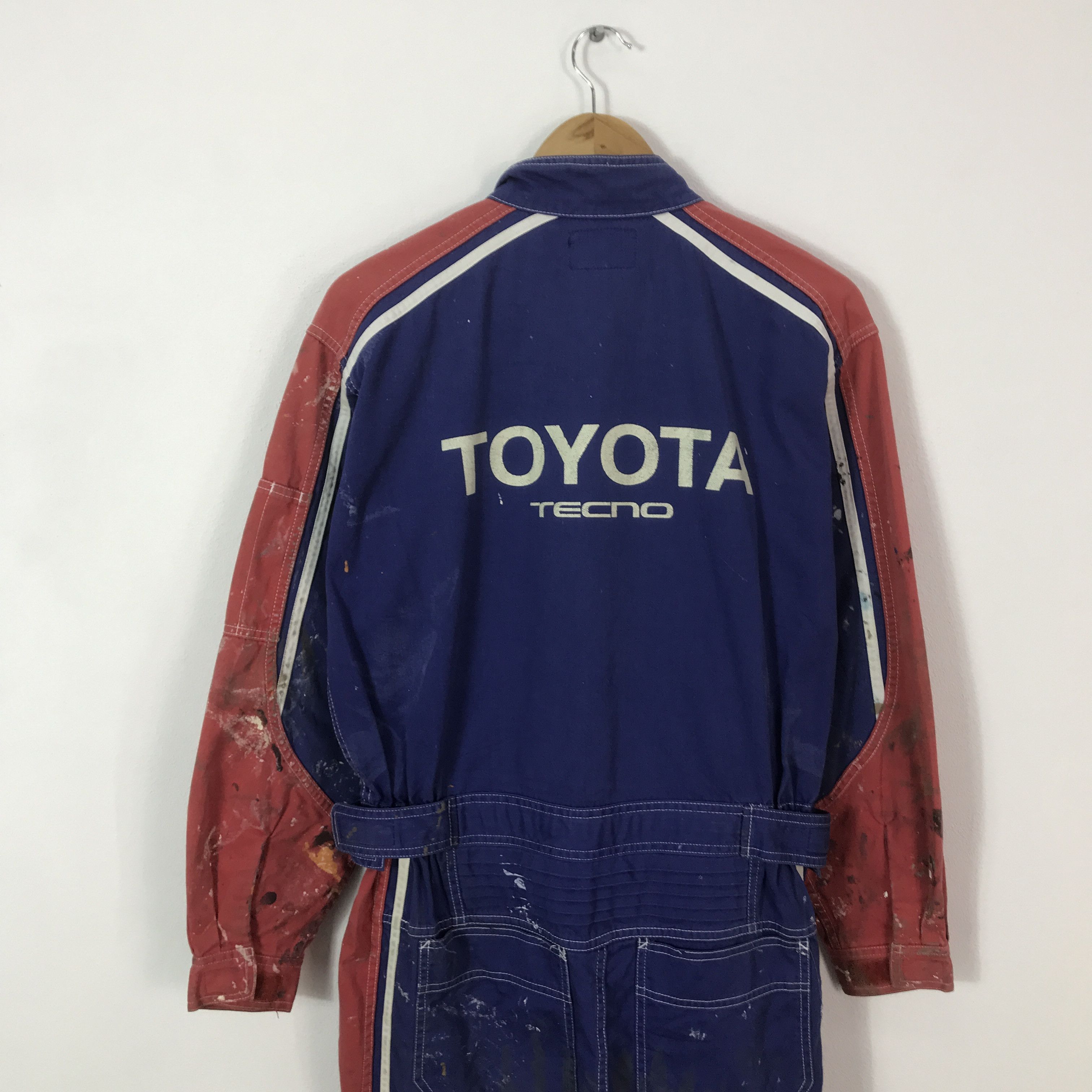 Japanese Brand Vtg Tokyo tecno toyopet Racing coverall painted style K70B20 Size US L / EU 52-54 / 3 - 6 Thumbnail
