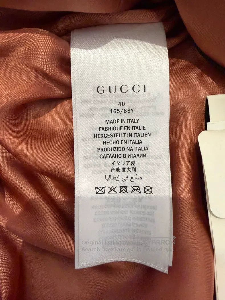 Gucci Gucci Leather clothing red and green classic webbing Size S / US 4 / IT 40 - 4 Thumbnail