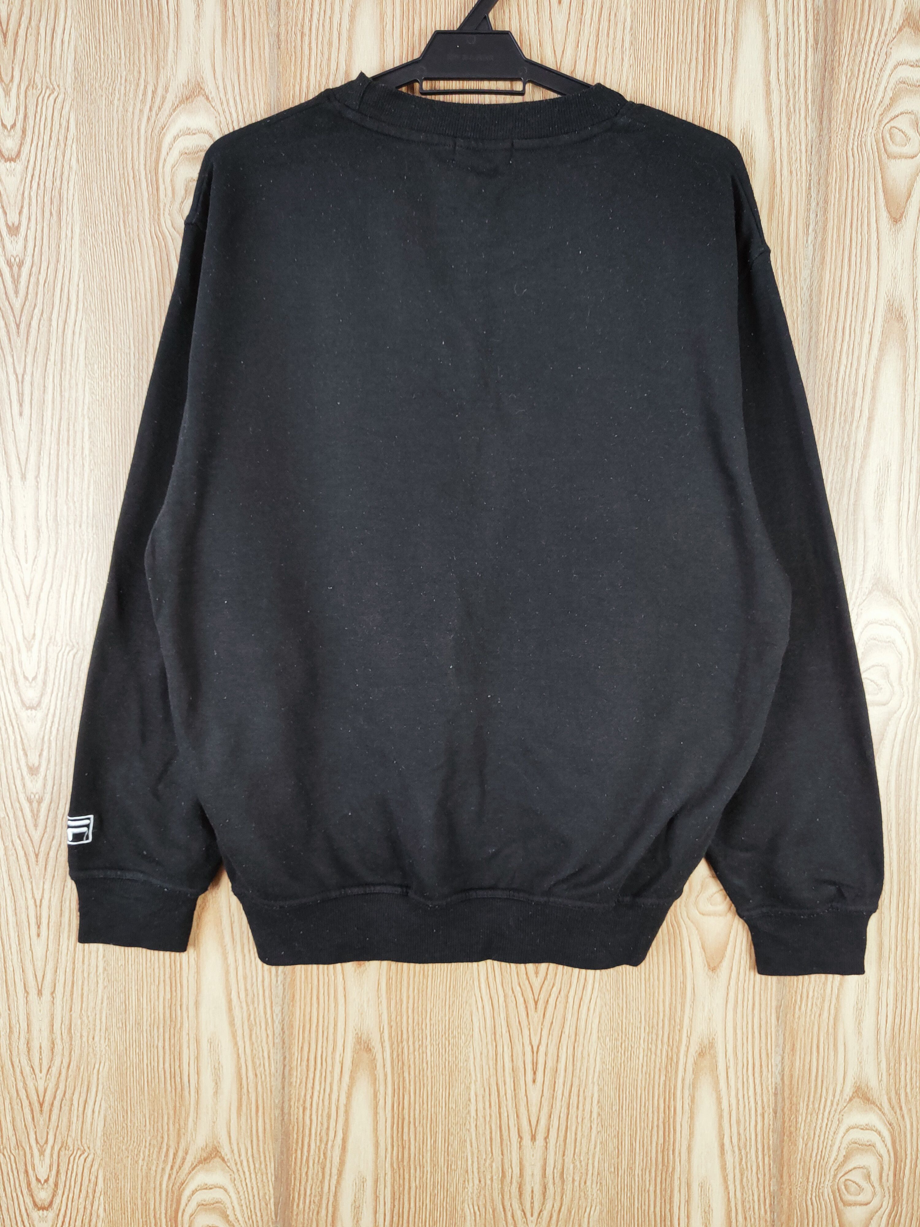 Fila × Japanese Brand × Vintage VINTAGE 💥 Fila Black Sweatshirts (SIMPLE PLAIN SWEATSHIRT) Size US L / EU 52-54 / 3 - 9 Thumbnail