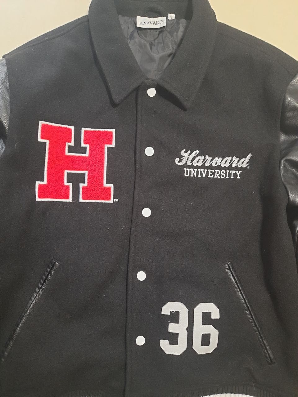 Celio Harvard University Celio Varsity Jacket Size US L / EU 52-54 / 3 - 4 Thumbnail