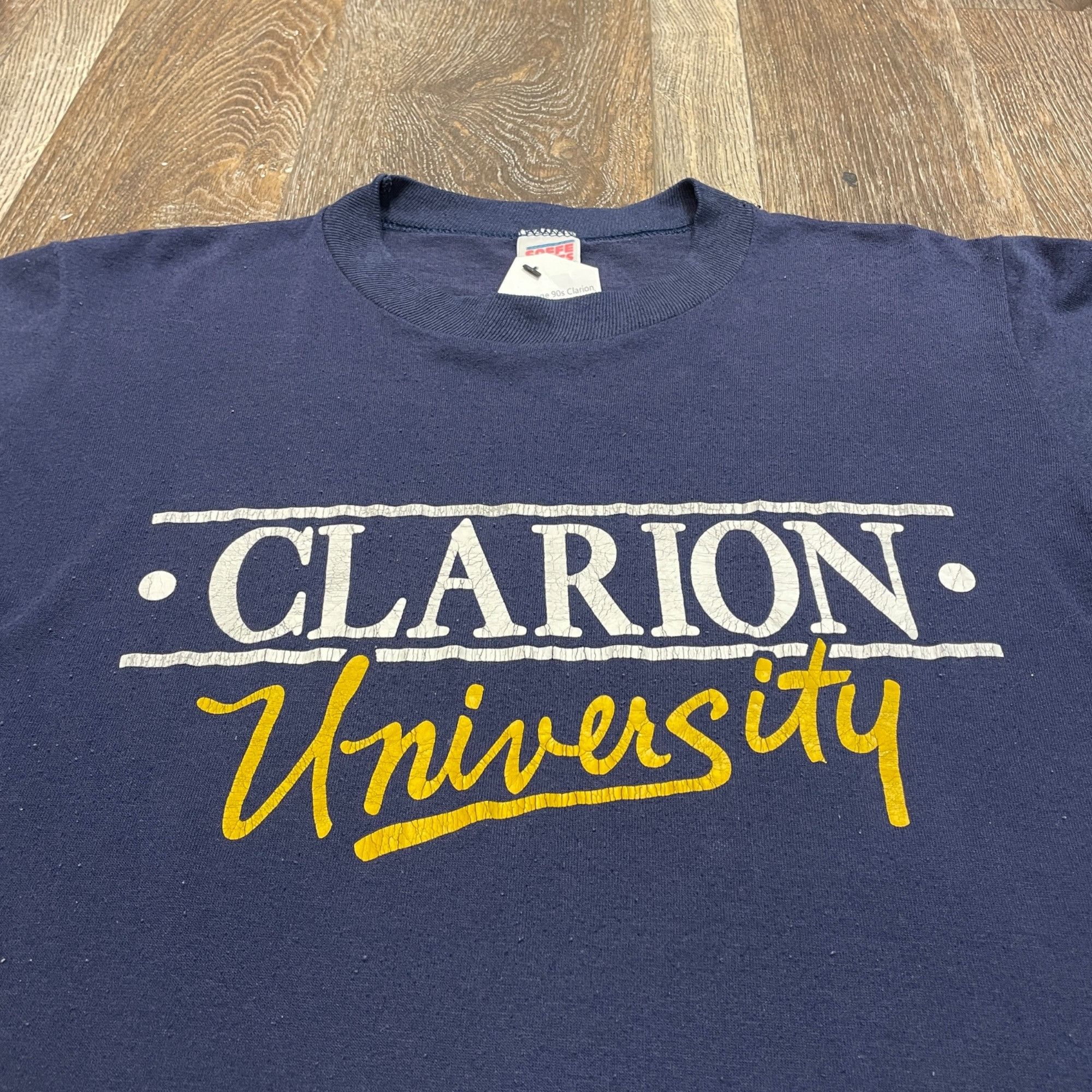 Vintage M - Vintage 90s Clarion University T Size US M / EU 48-50 / 2 - 3 Thumbnail