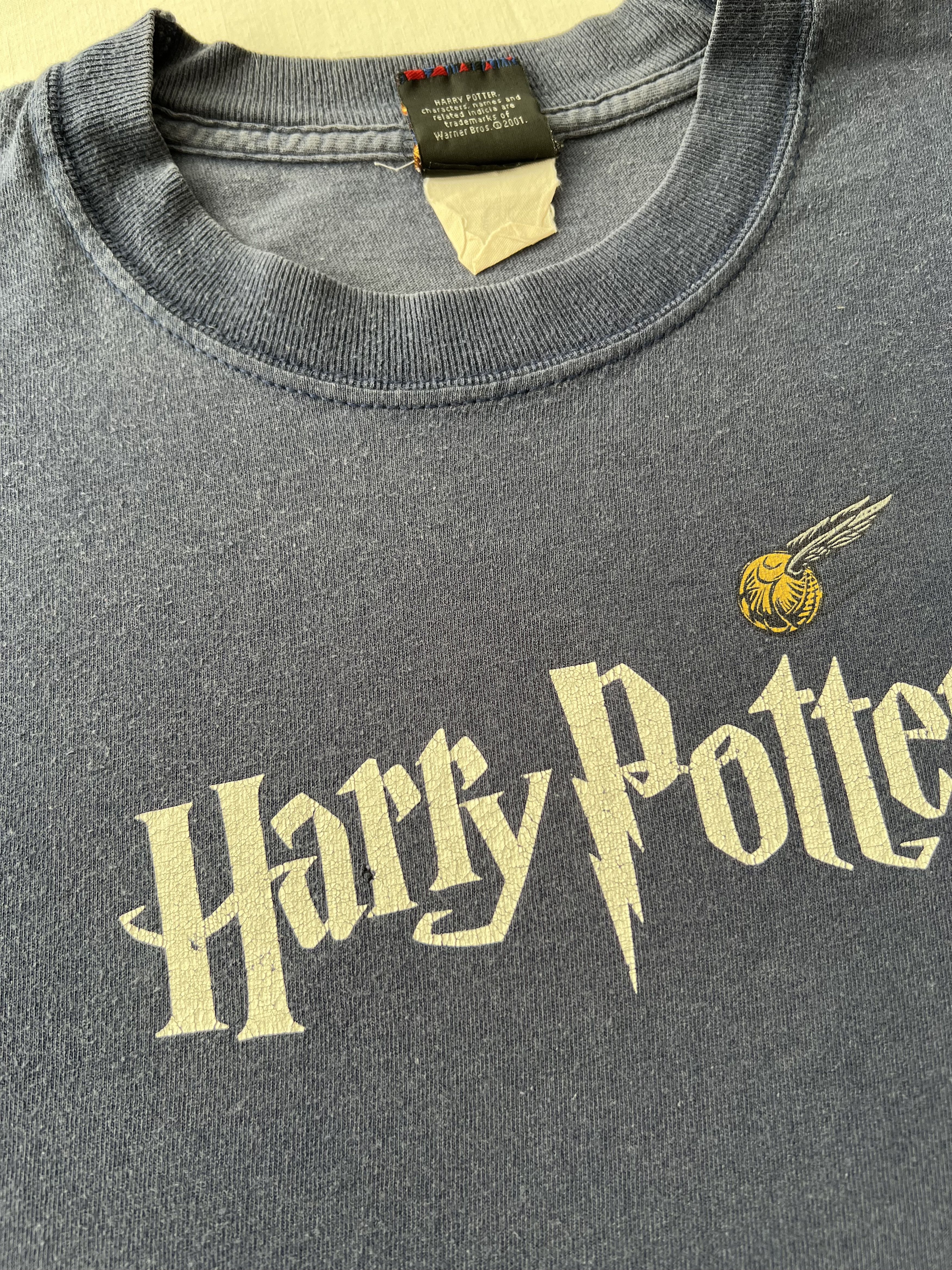 Vintage Vintage 2001 Harry Potter Warner Bros Movie T-shirt Size US M / EU 48-50 / 2 - 7 Thumbnail