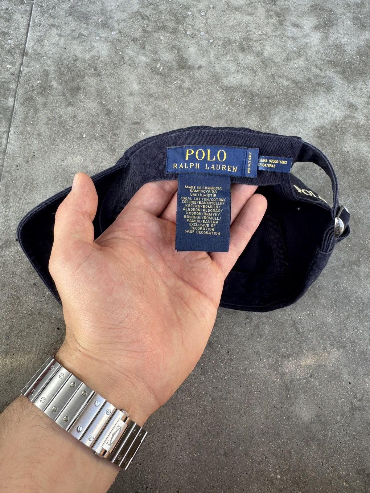 Polo Ralph Lauren Polo ralph laurent hat cap navy Size ONE SIZE - 5 Thumbnail