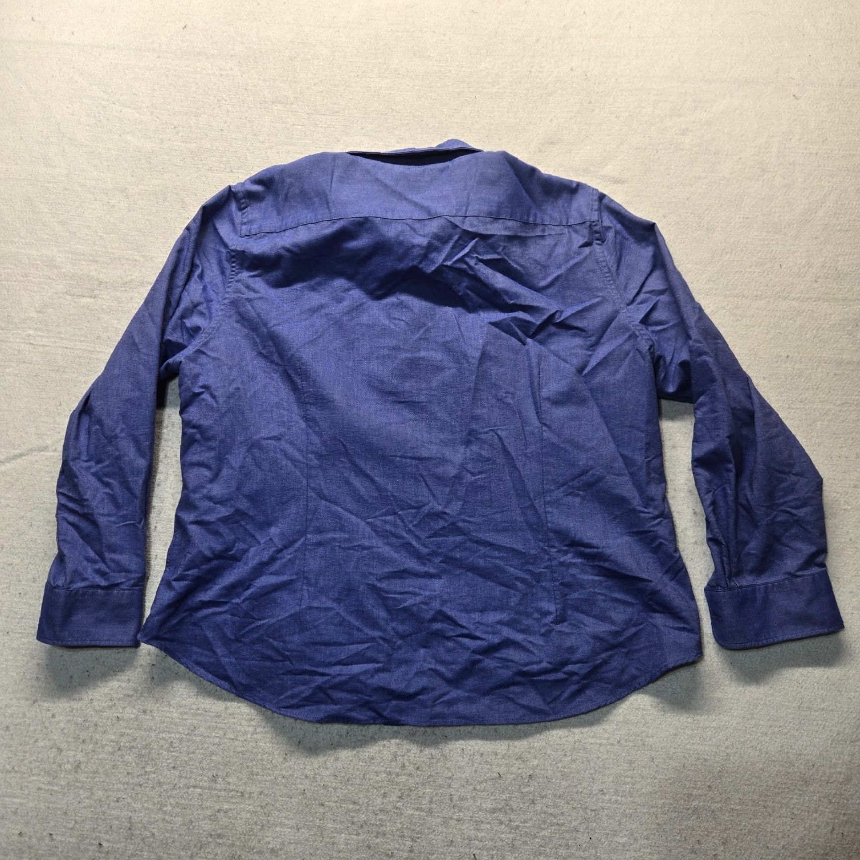 Lands' End Lands' End Solid Blue Long Sleeve Button-Down Shirt Adult Men XL Blue Shirt Button-Up Men XL Lands' End Size US XL / EU 56 / 4 - 8 Thumbnail