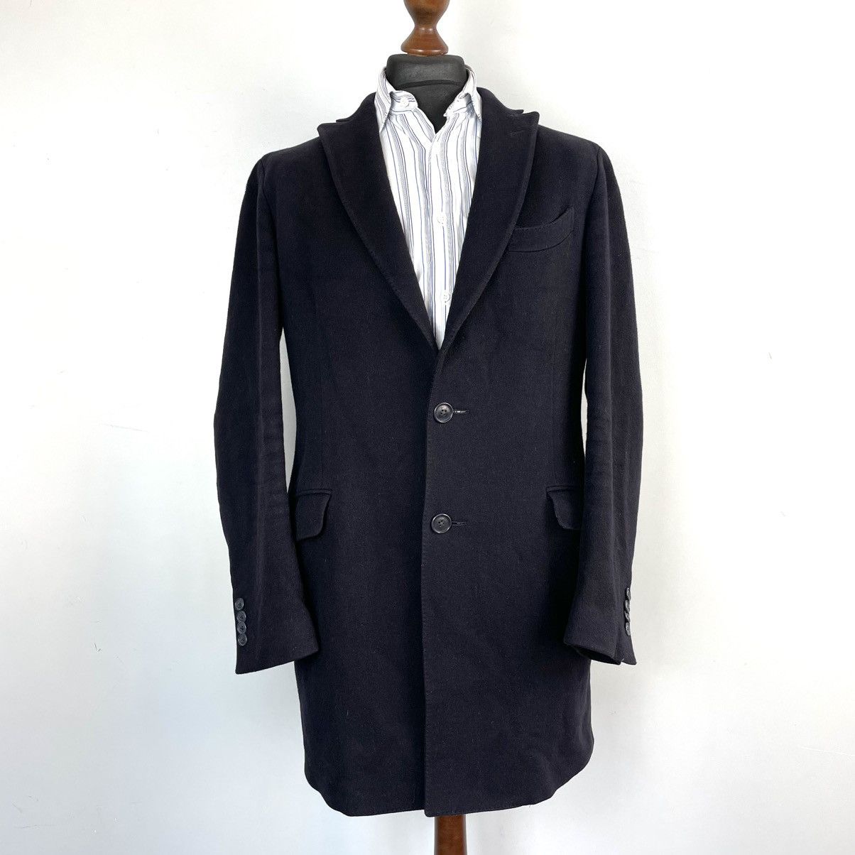 Herno Herno Cashmere and Silk Coat Blazer Size 52L - 3 Thumbnail