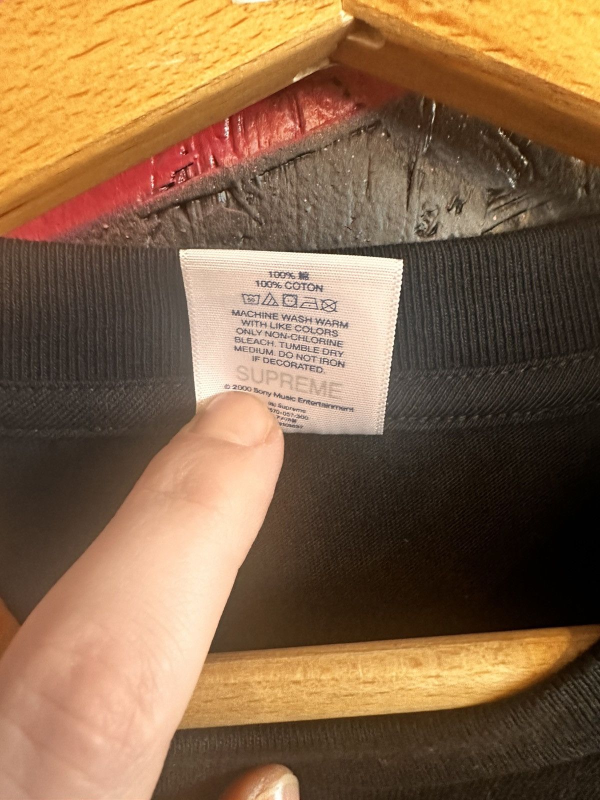 Supreme Supreme HNIC T black Size US M / EU 48-50 / 2 - 5 Thumbnail