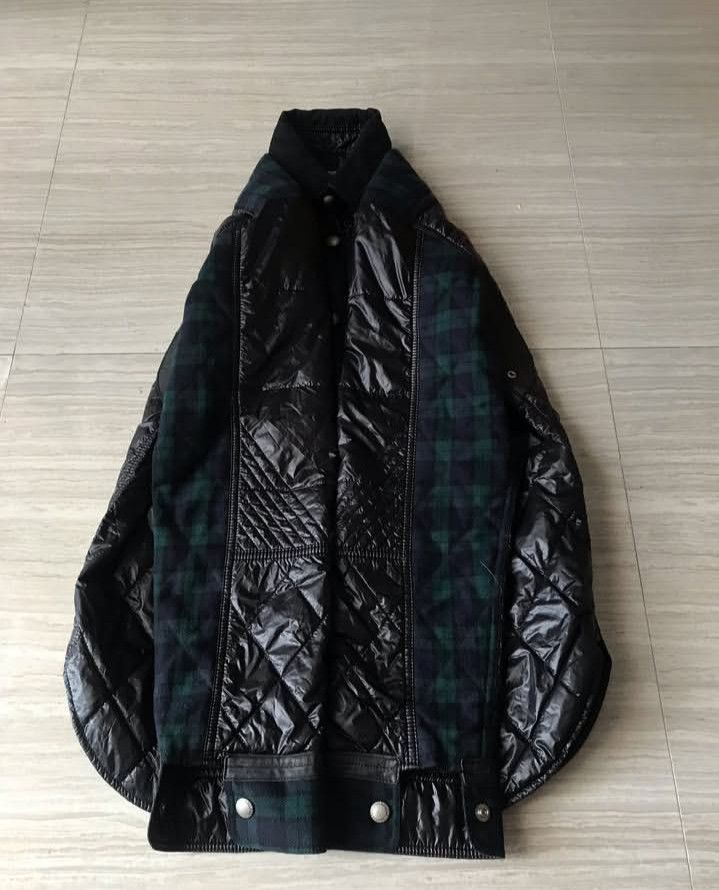 Junya Watanabe Junya Watanabe Dacron Mix Leather Plaid AD 2009 Size US XS / EU 42 / 0 - 6 Thumbnail