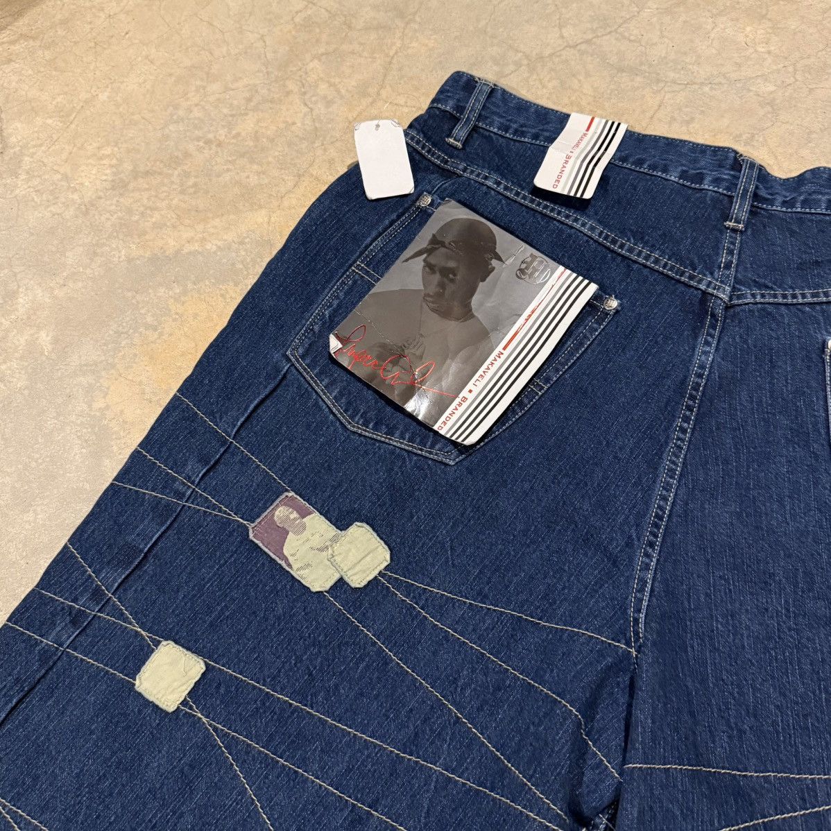 Makaveli Brand New Vtg 2000s Makaveli Tupac Baggy Jorts Y2K Skater Size US 40 / EU 56 - 11 Thumbnail