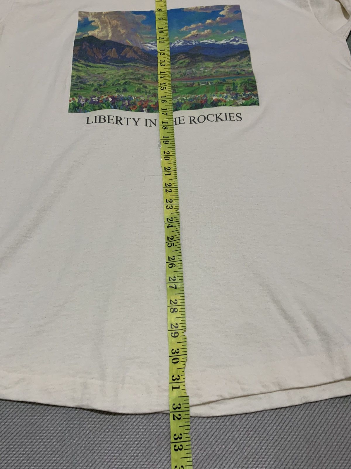 Vintage Vintage Liberty In The Rockies Nice Printed Rare Size US XL / EU 56 / 4 - 17 Thumbnail