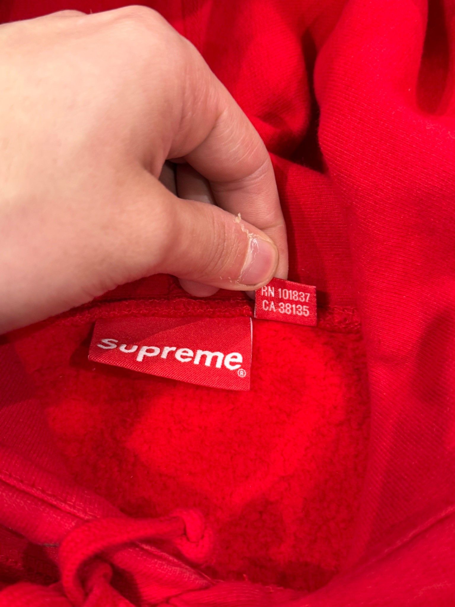 Supreme Supreme Cross Box Logo Hoodie Red Size US M / EU 48-50 / 2 - 12 Thumbnail