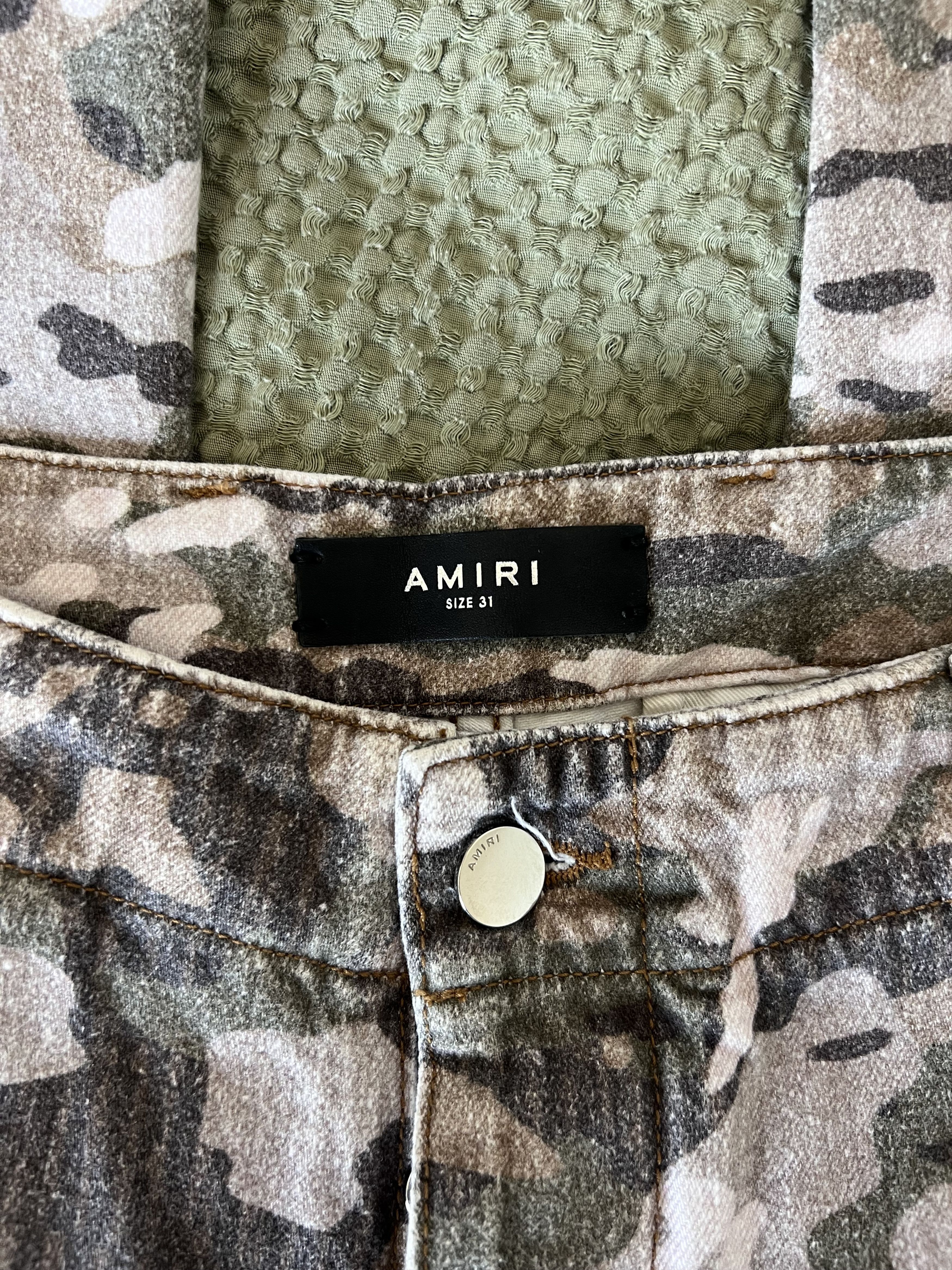 Amiri Amiri M65 Cargo Pants in Camouflage Size US 31 - 9 Thumbnail