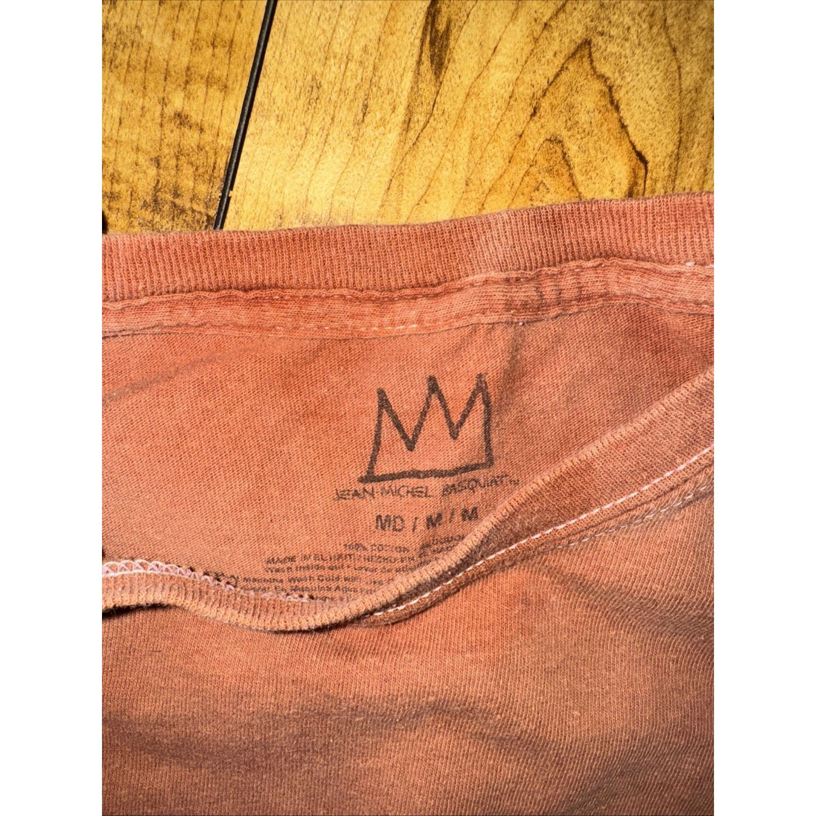Jean-Michel Basquiat Jean-Michel Basquiat Crown Dinosaur T-Shirt Red M 18x25 Size US M / EU 48-50 / 2 - 3 Thumbnail