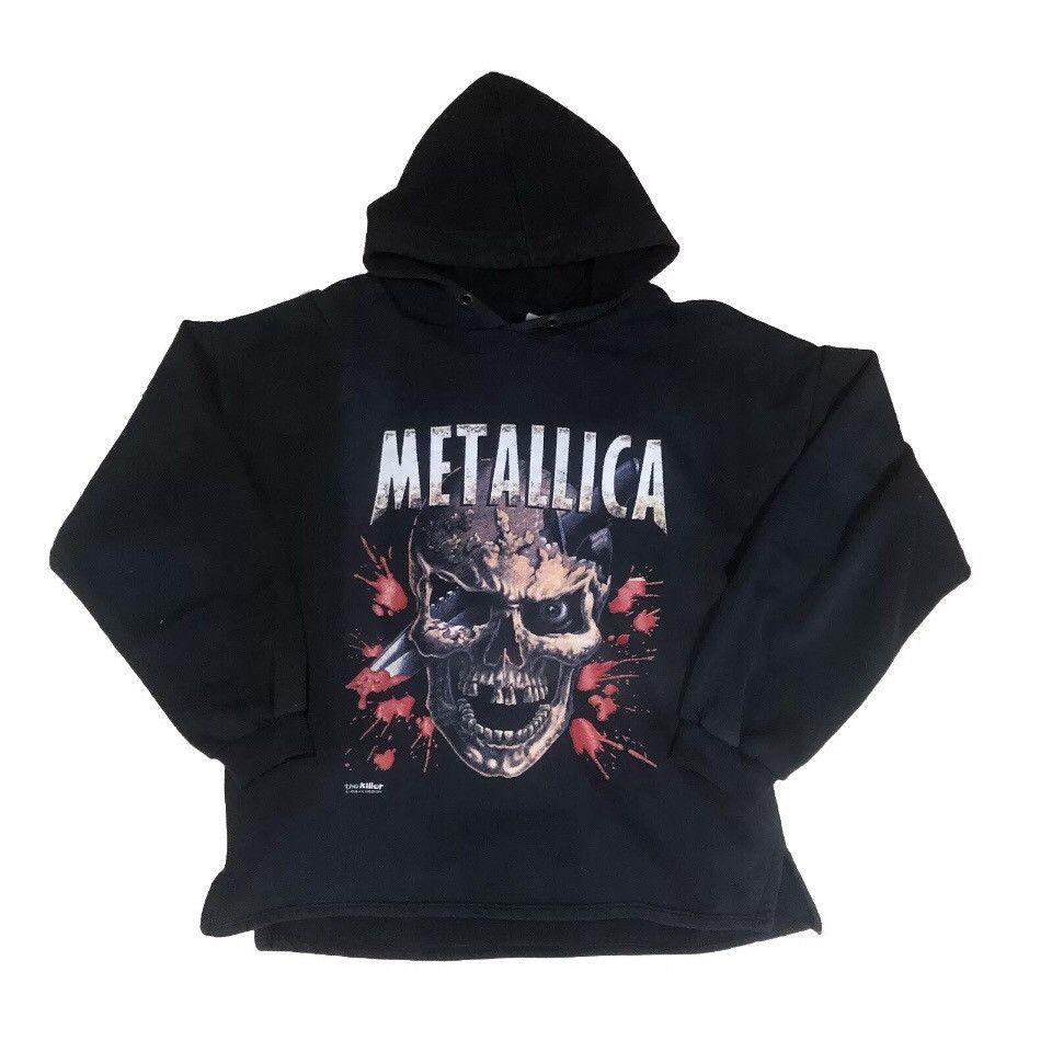 Band Tees × Metallica × Vintage Vintage 1998 Metallica Kill ‘Em All Kulak Design Hoodie Size US L / EU 52-54 / 3 - 1 Thumbnail