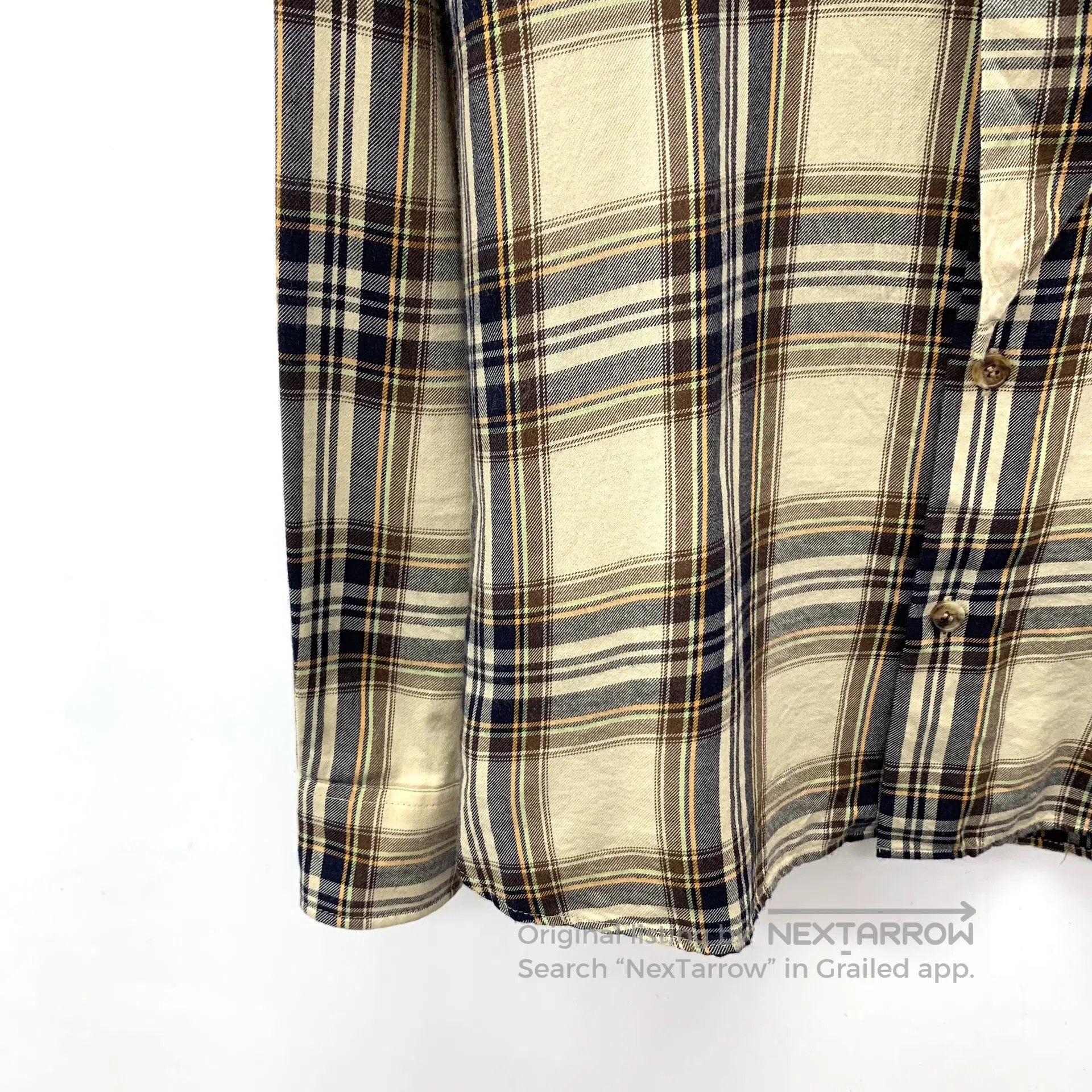 Saint Laurent Paris Saint Laurent Paris Contrast color check tie bow long slee Size M / US 6-8 / IT 42-44 - 4 Thumbnail
