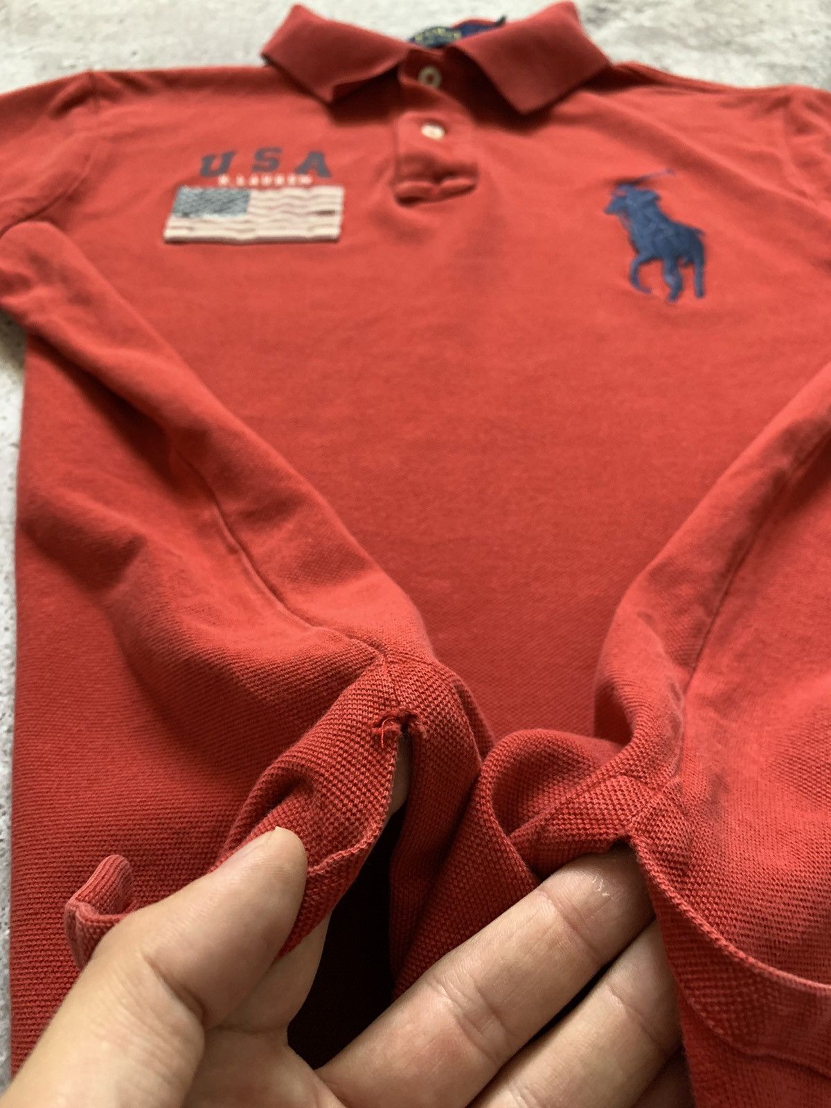 Polo Ralph Lauren × Rugby Ralph Lauren × Vintage Rugby Polo Ralph Lauren USA Vintage Chief Keef Style Size US S / EU 44-46 / 1 - 4 Thumbnail