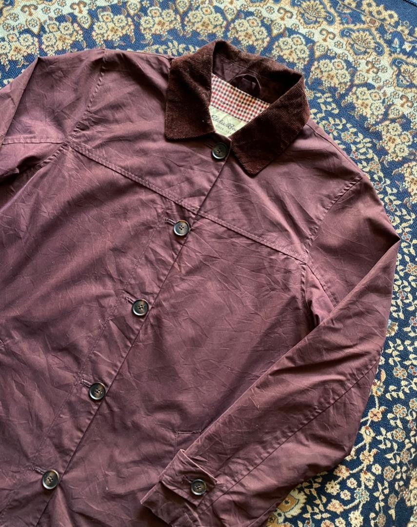 Vintage Eddie Bauer Button Meroon Jacket Size US M / EU 48-50 / 2 - 2 Thumbnail