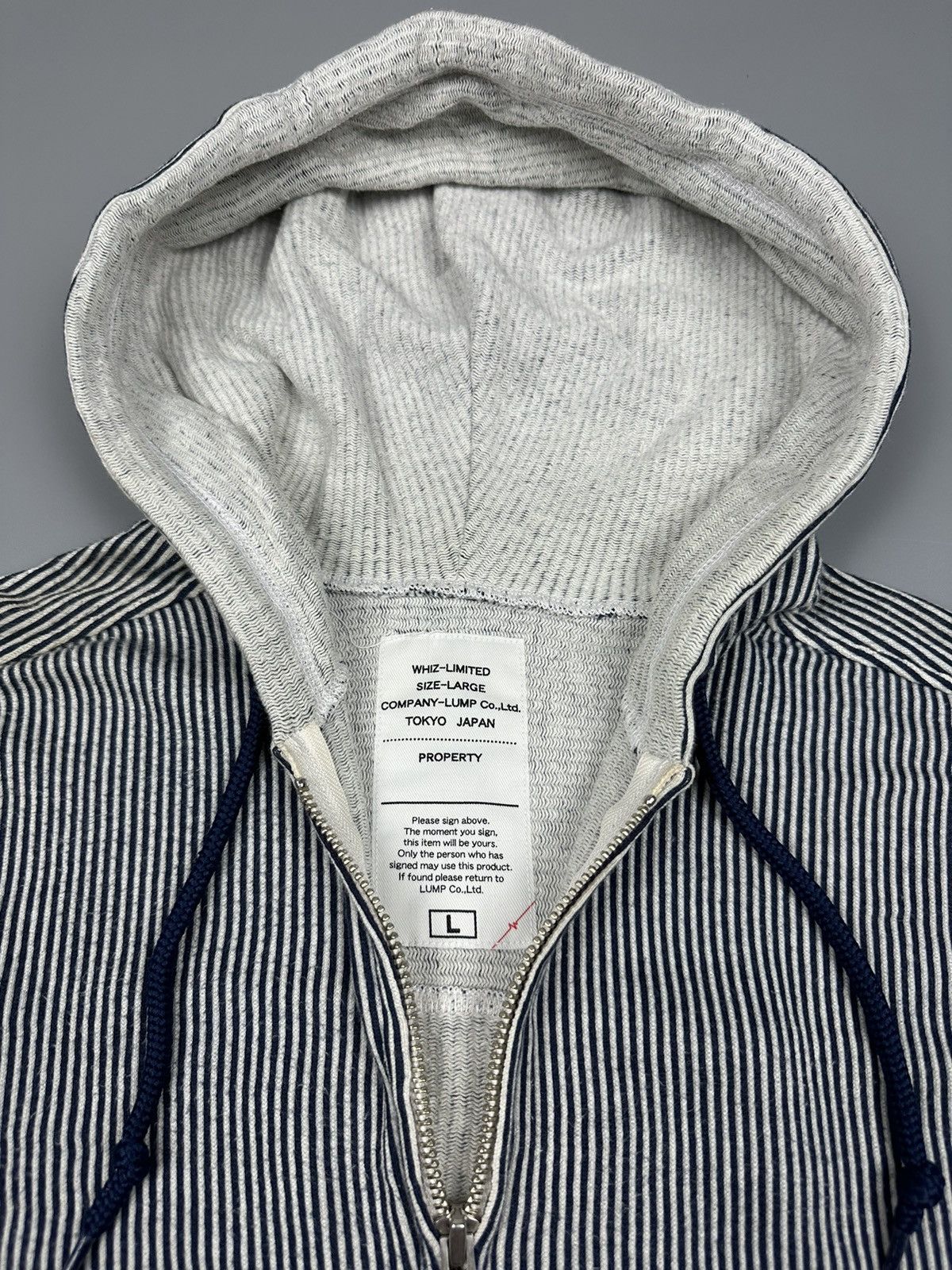Japanese Brand × WHIZ LIMITED Whiz Limited Buckles Back Stripe Hoodie Size US L / EU 52-54 / 3 - 6 Thumbnail
