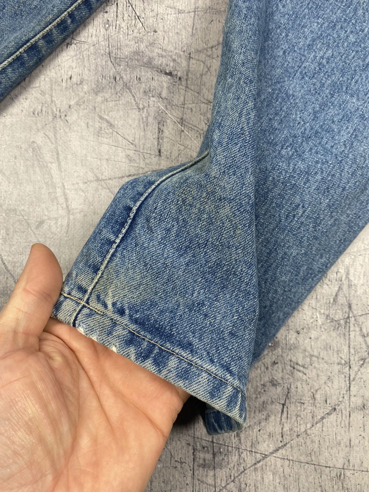 Versace Jeans Couture Vintage 90s Versace Jeans Couture Washed Luxury Denim Jeans Size US 30 / EU 46 - 9 Thumbnail