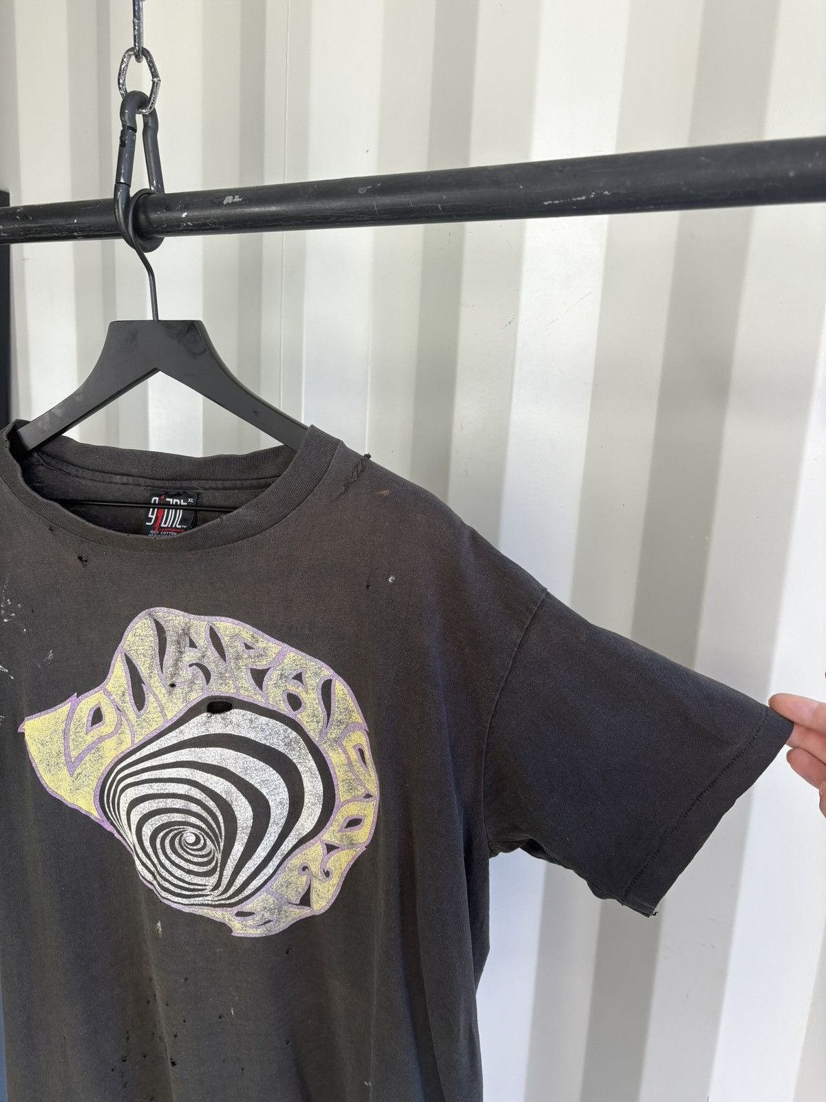 Band Tees Thrashed Lollapalooza 92 Faded Distressed ERD Grunge WCC Size US XL / EU 56 / 4 - 3 Thumbnail