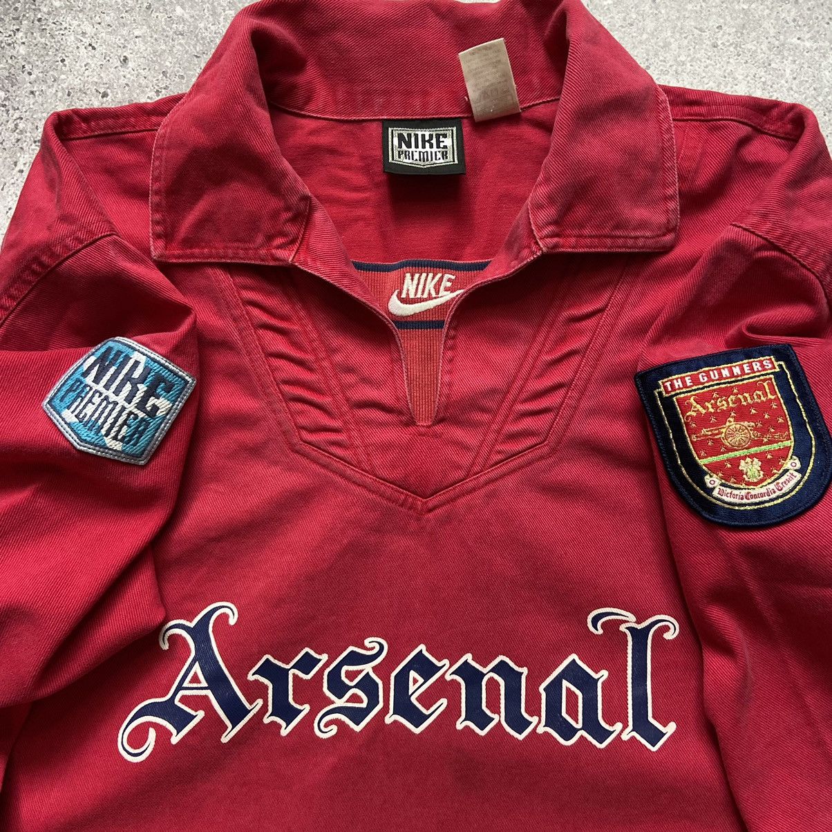 Nike Very Rare Vintage 90s Arsenal Nike Premier Jacket Size US XL / EU 56 / 4 - 2 Thumbnail